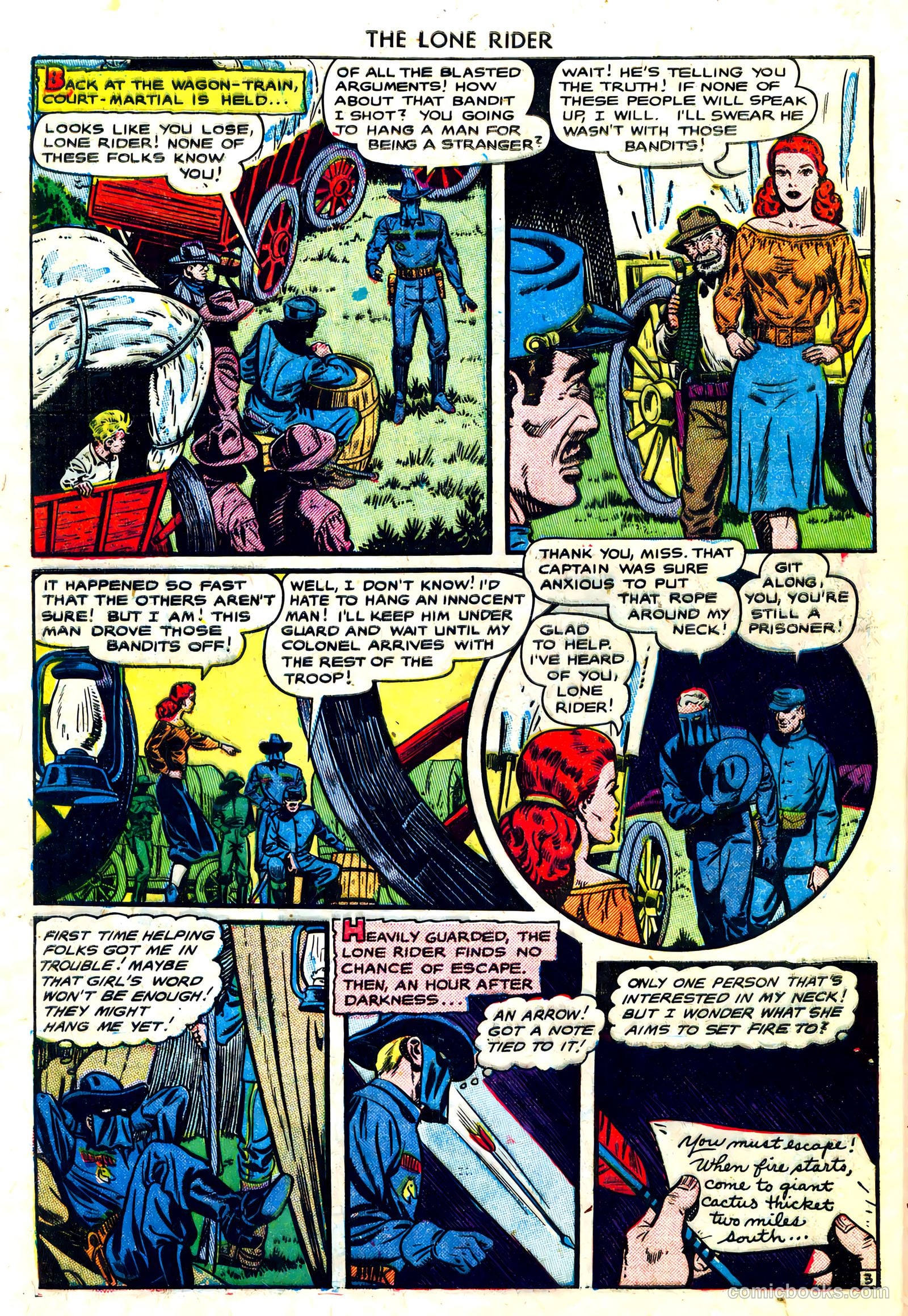 The Lone Rider #3 (1950) — page 28 of 36
