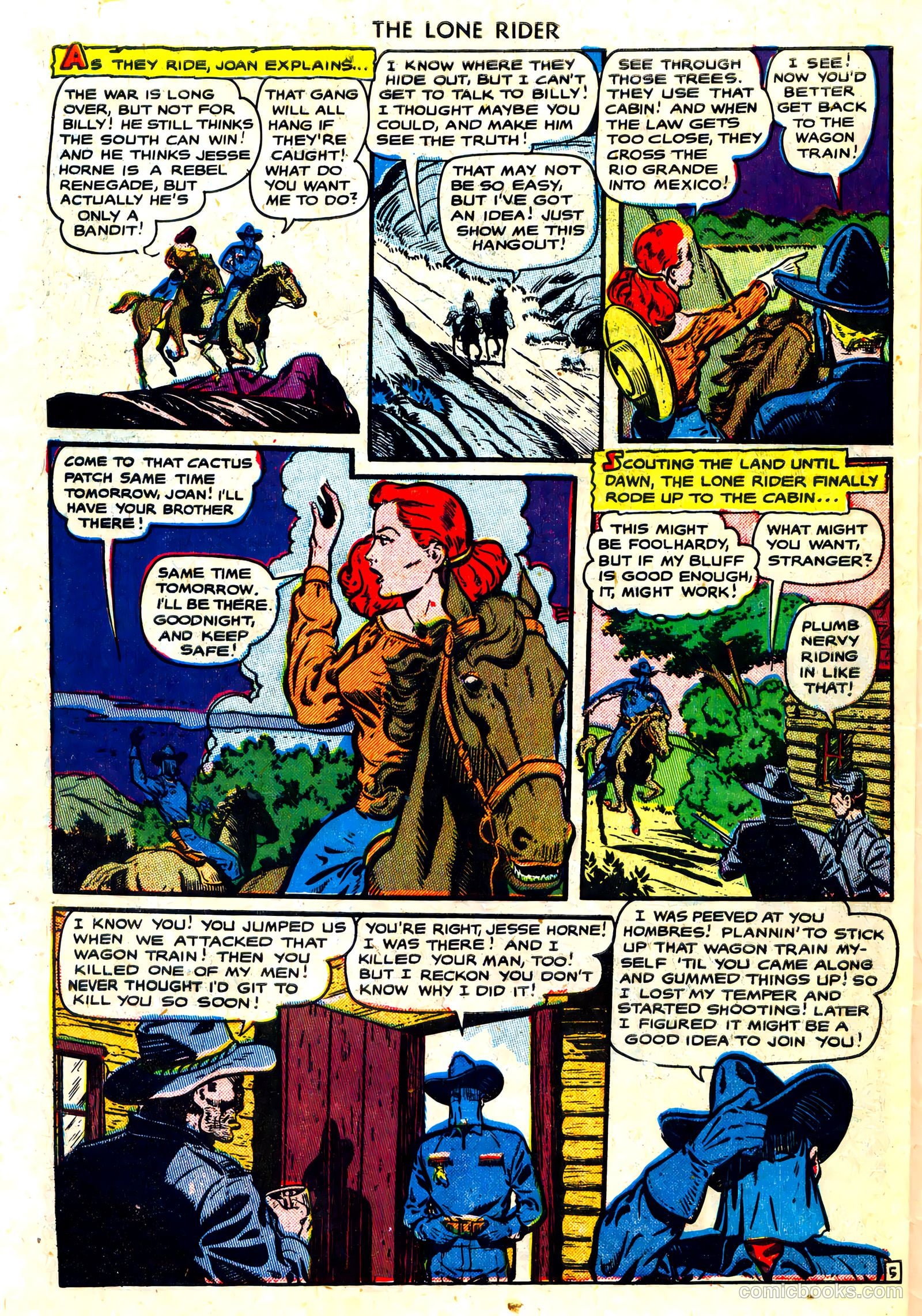 The Lone Rider #3 (1950) — page 30 of 36