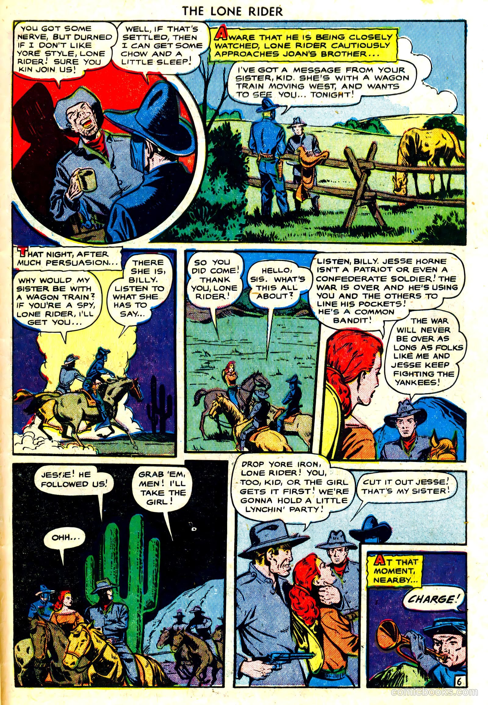 The Lone Rider #3 (1950) — page 31 of 36