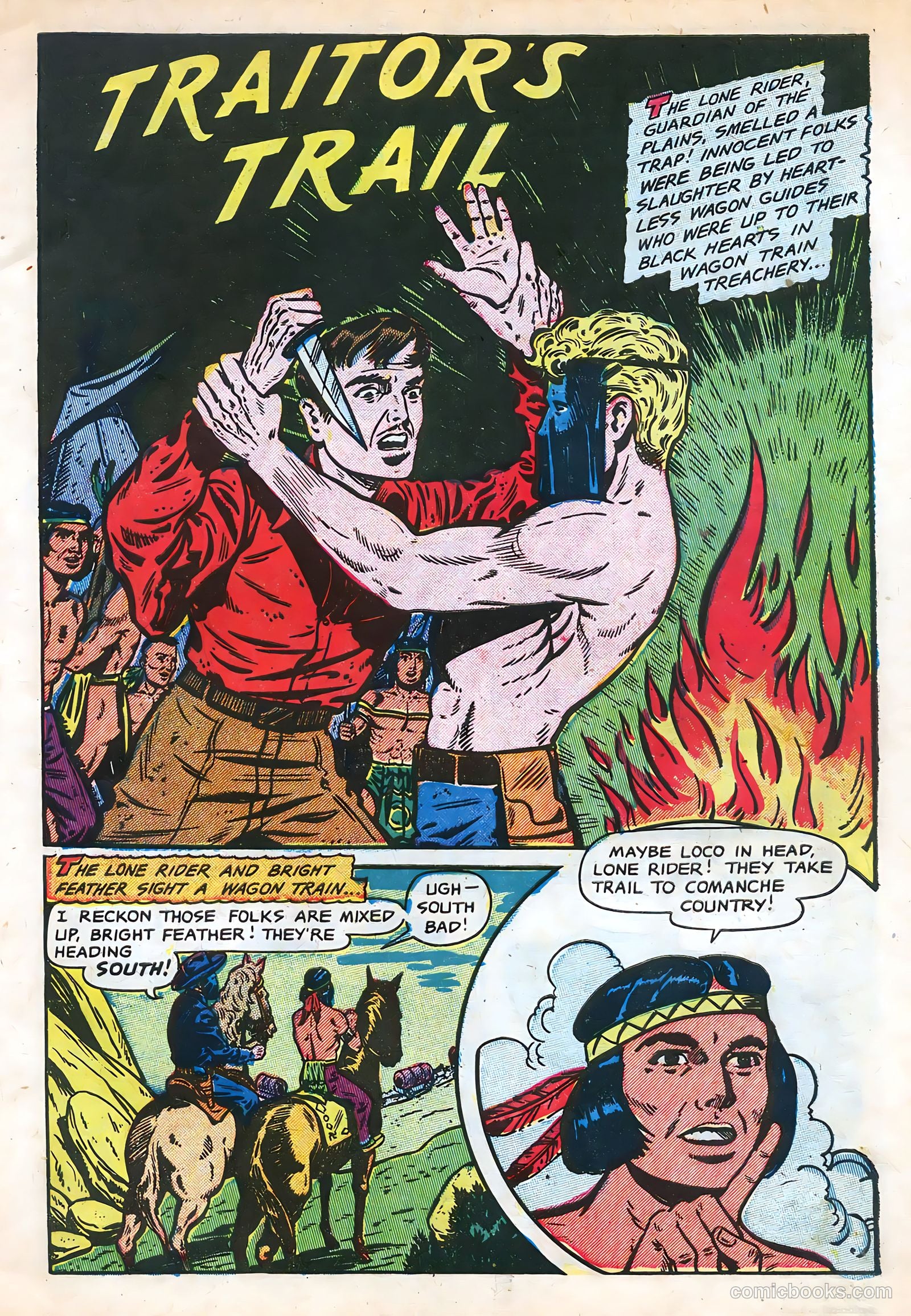 The Lone Rider #11 (1950) — page 3 of 36