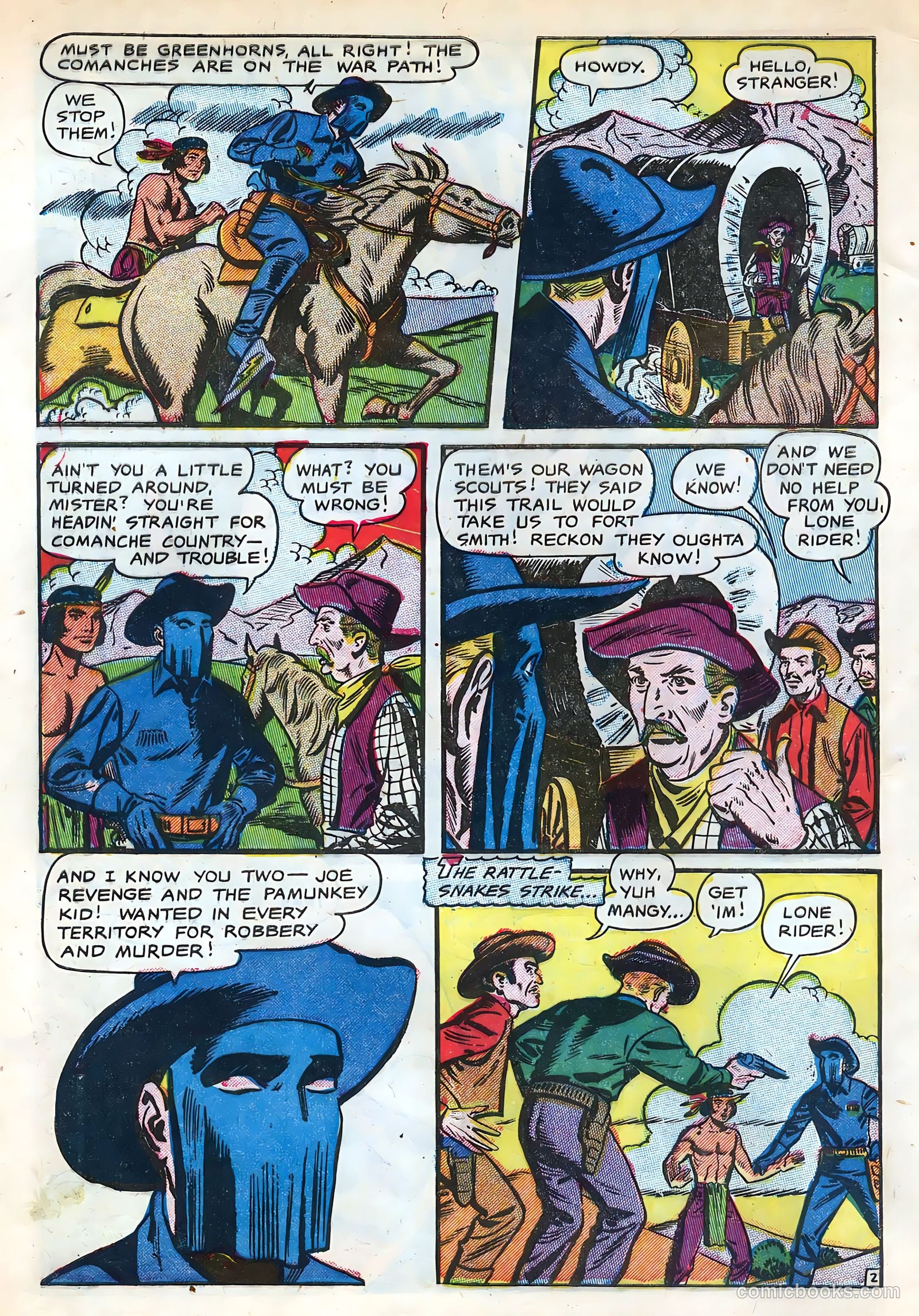 The Lone Rider #11 (1950) — page 4 of 36