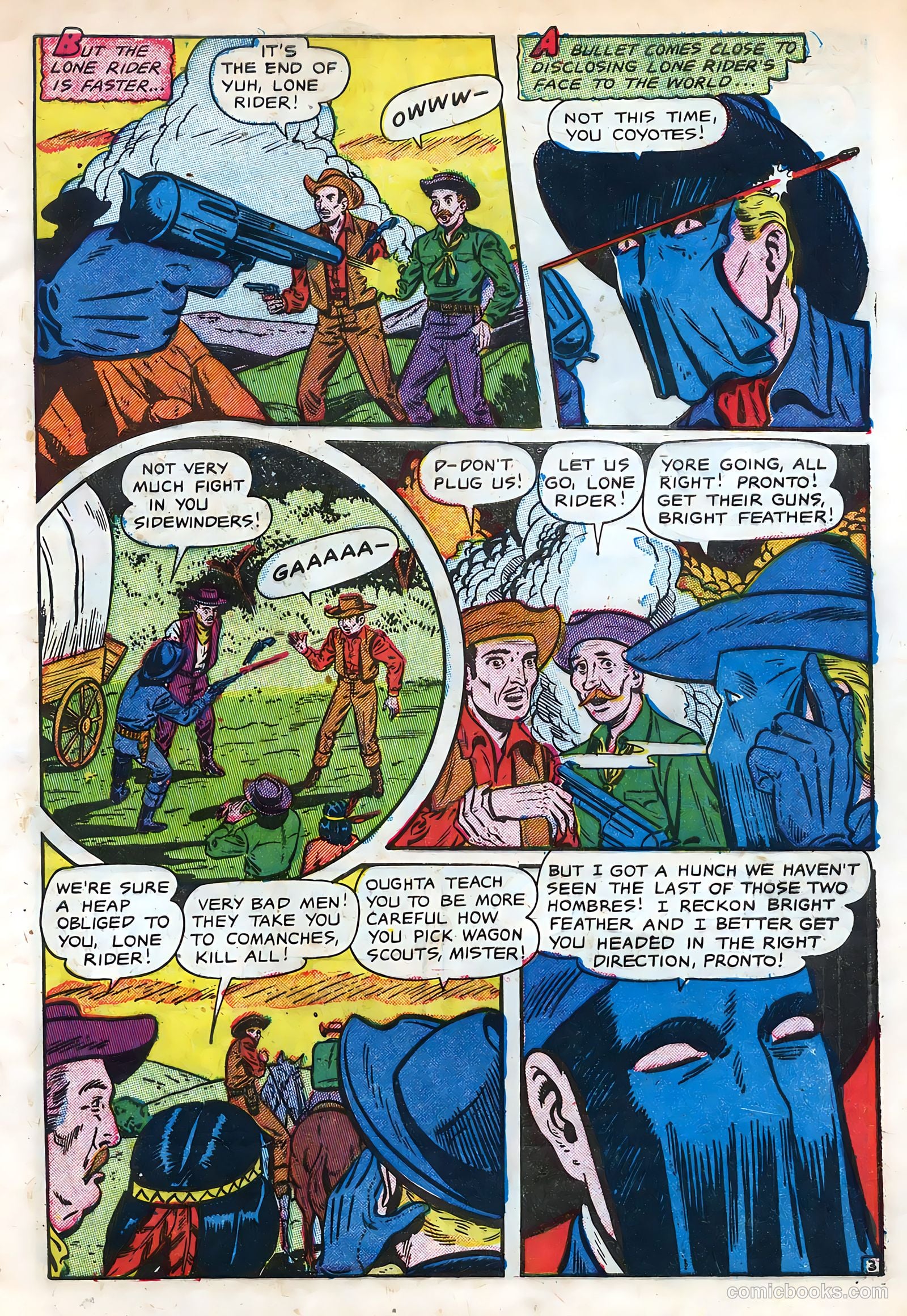 The Lone Rider #11 (1950) — page 5 of 36