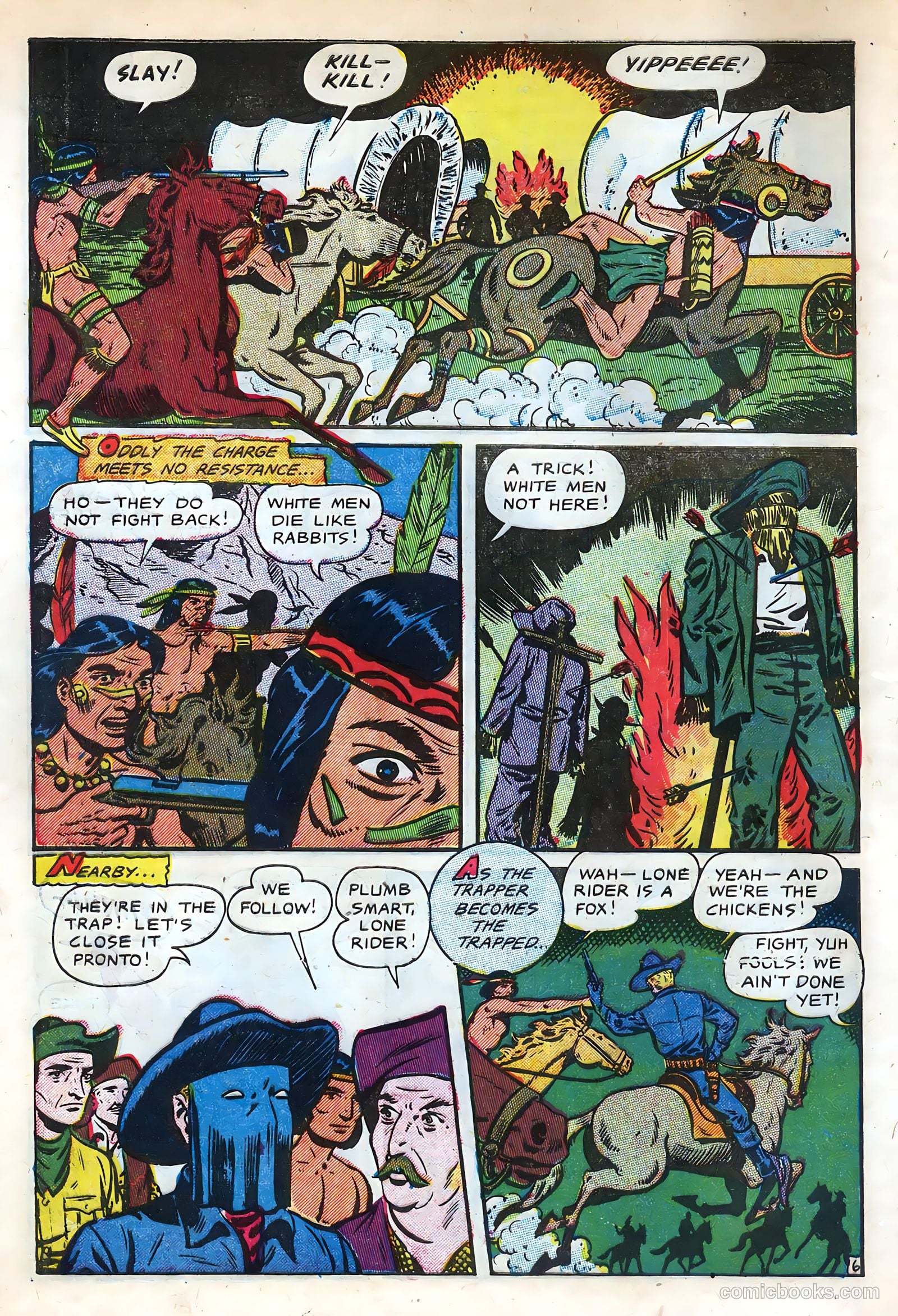 The Lone Rider #11 (1950) — page 8 of 36