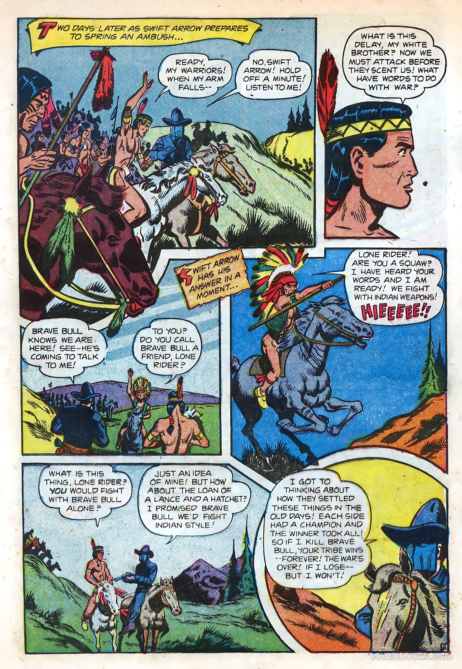 The Lone Rider #11 (1950) — page 13 of 36