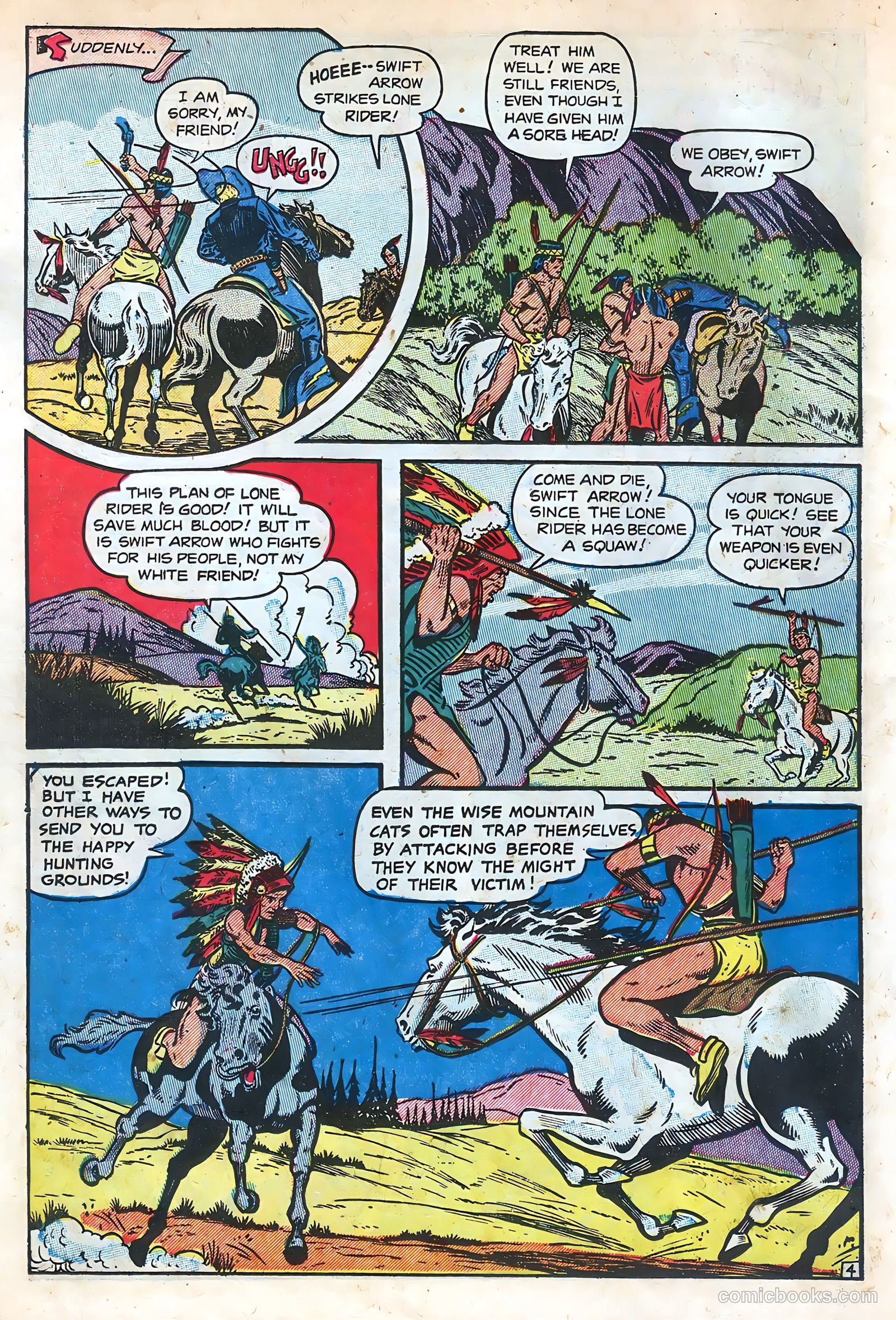 The Lone Rider #11 (1950) — page 14 of 36