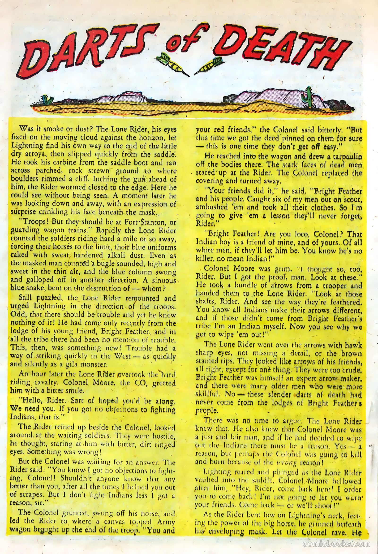 The Lone Rider #11 (1950) — page 17 of 36