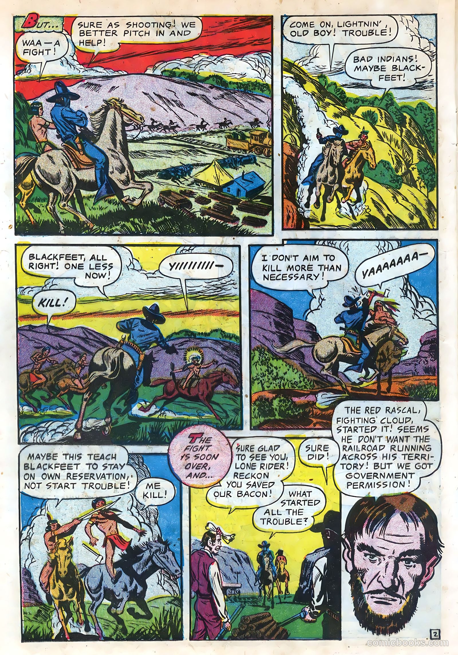 The Lone Rider #11 (1950) — page 20 of 36
