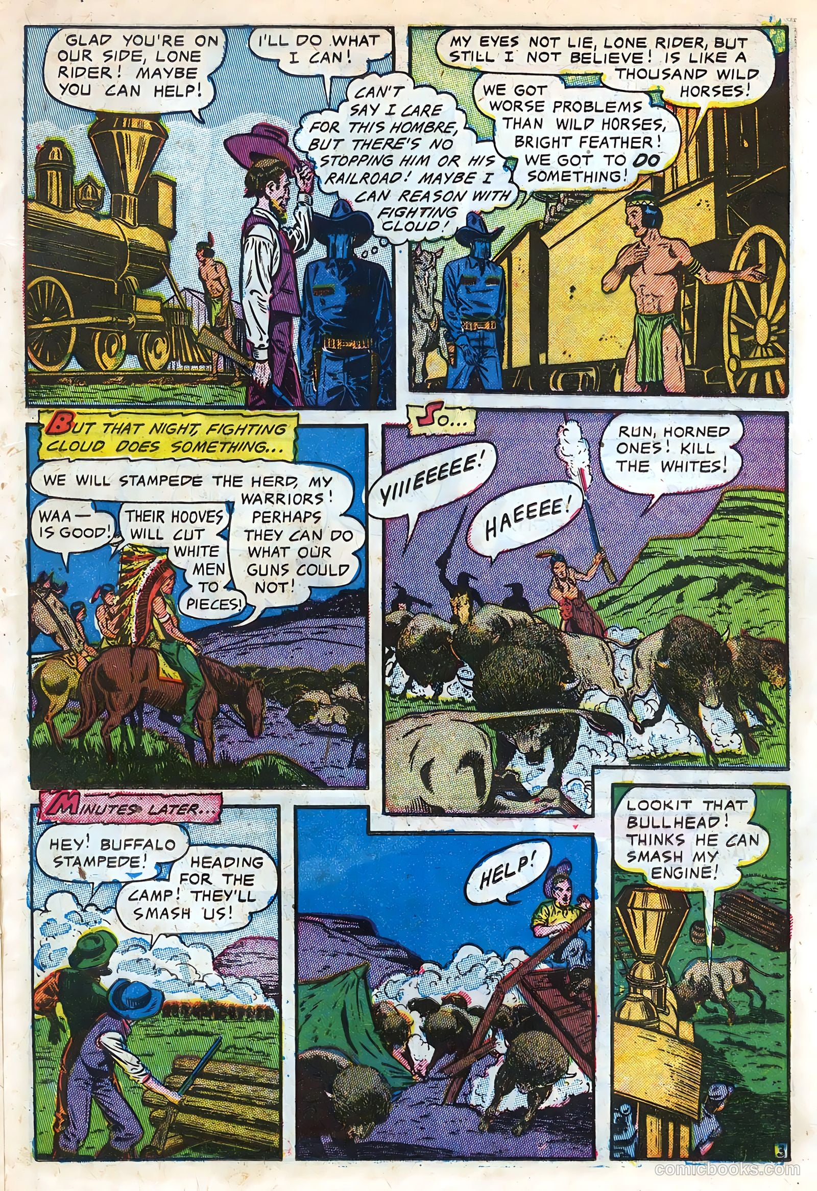 The Lone Rider #11 (1950) — page 21 of 36