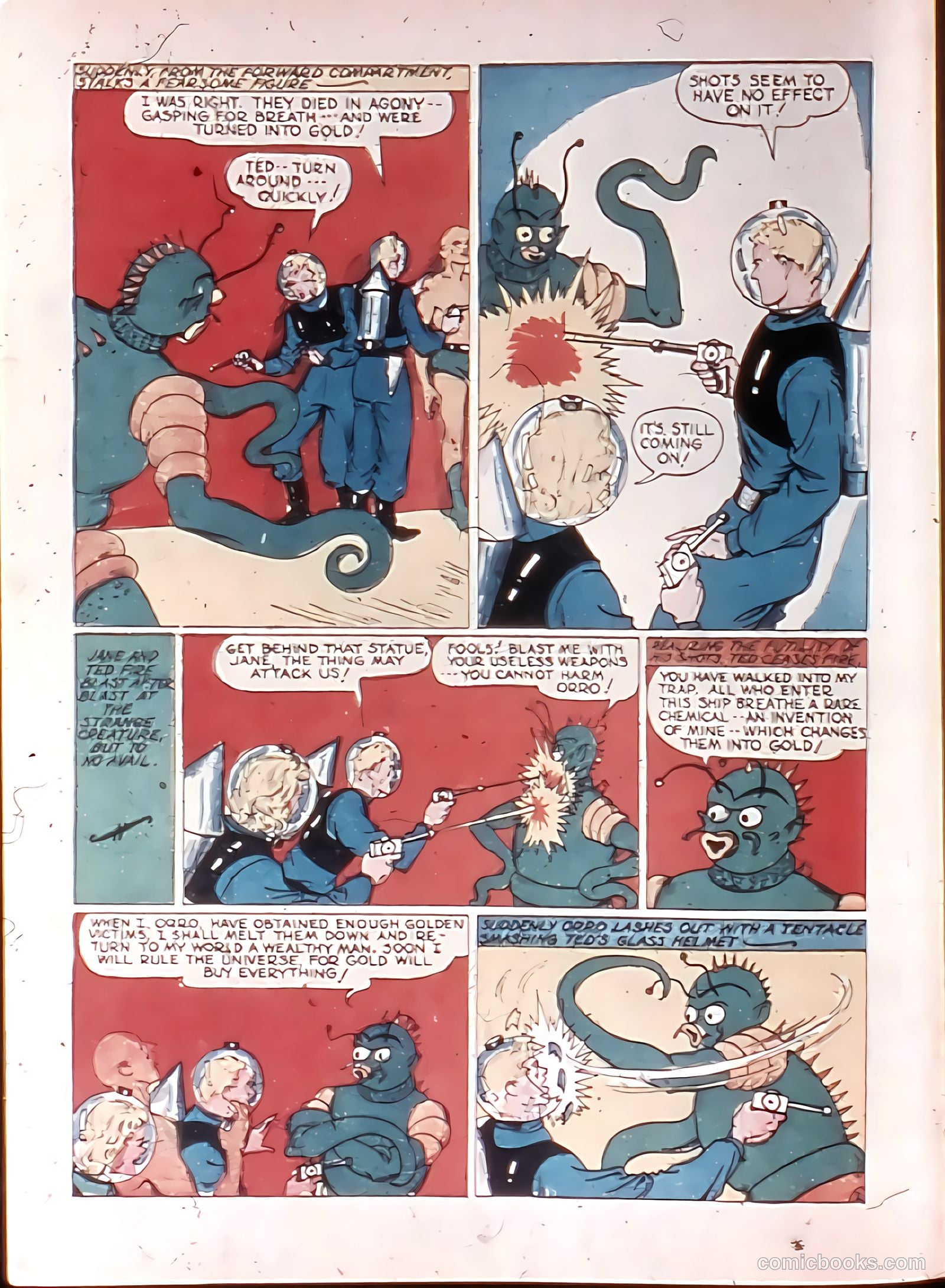 Exciting Comics #6 (1940) — page 12 of 68