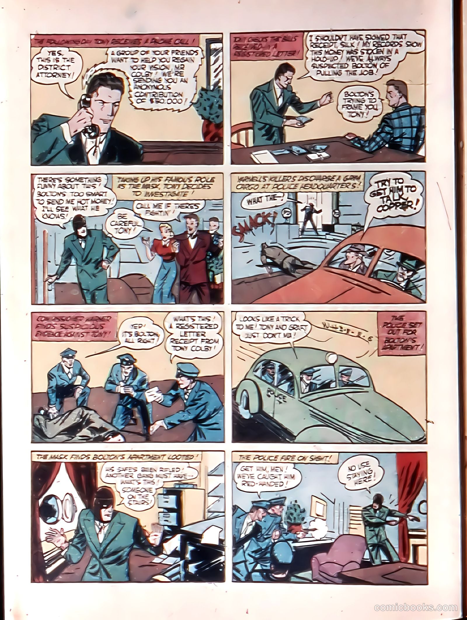 Exciting Comics #6 (1940) — page 22 of 68