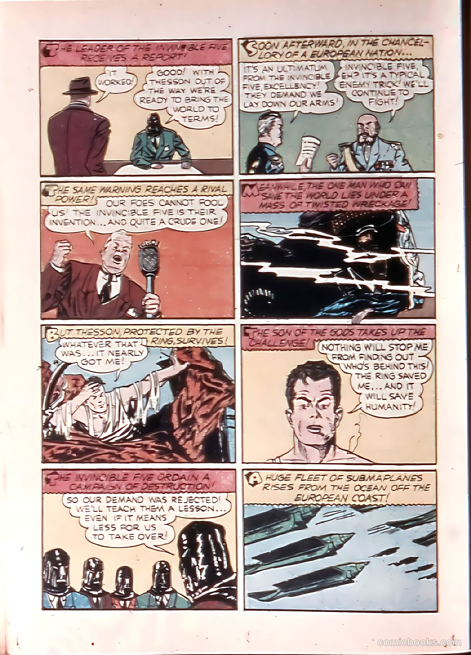 Exciting Comics #6 (1940) — page 30 of 68