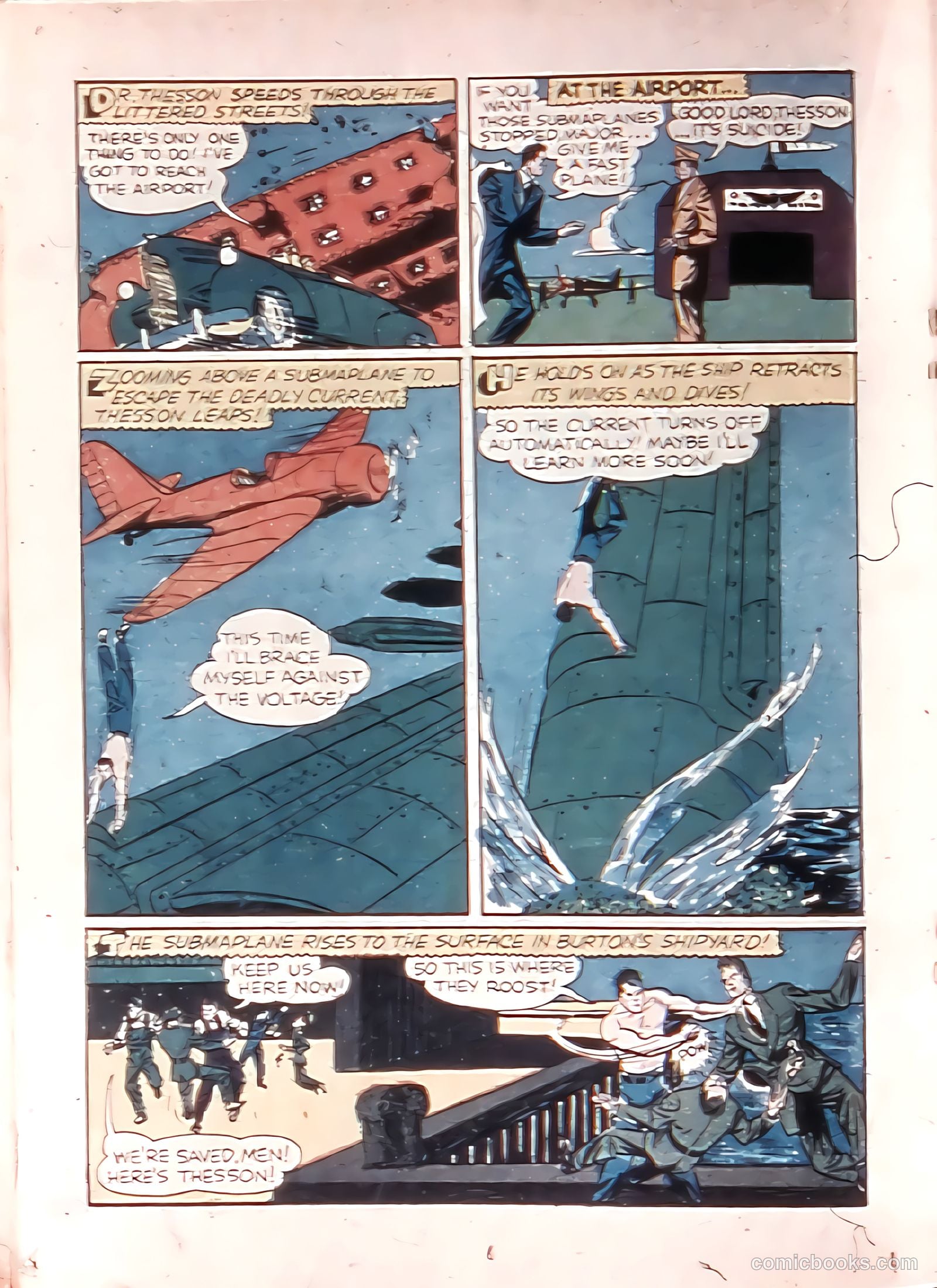 Exciting Comics #6 (1940) — page 34 of 68
