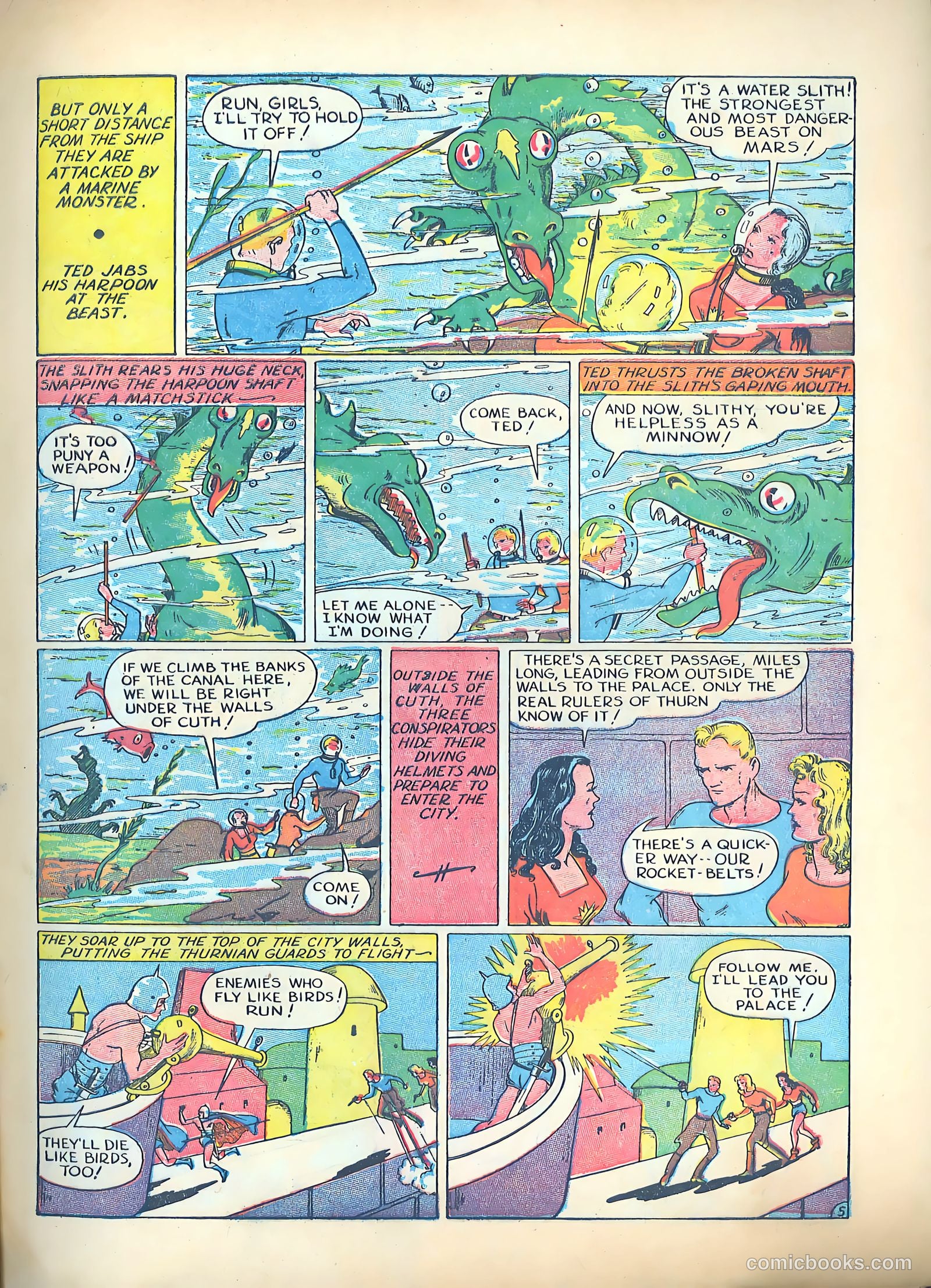 Exciting Comics #4 (1940) — page 8 of 69