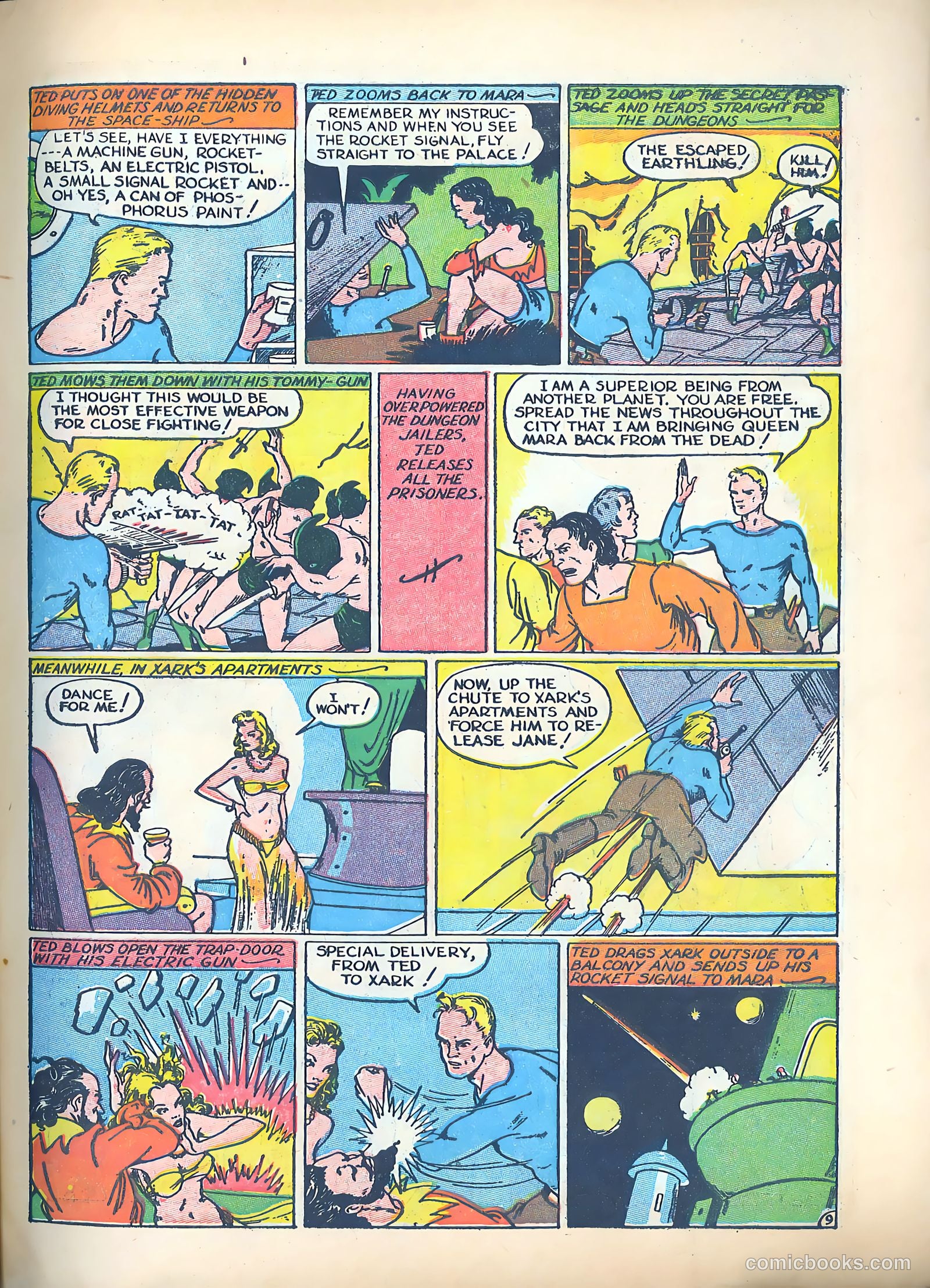 Exciting Comics #4 (1940) — page 12 of 69