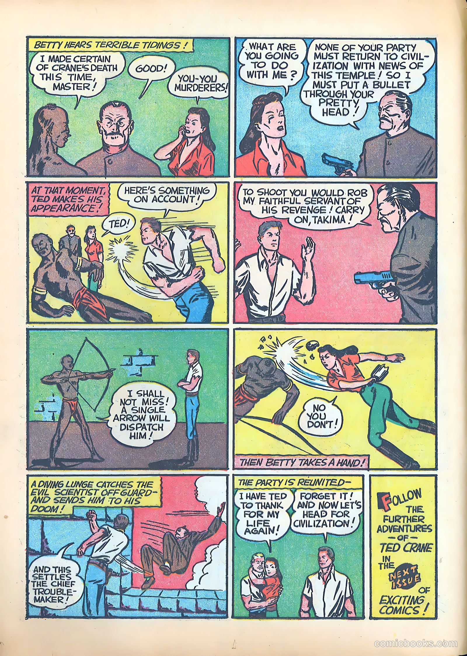 Exciting Comics #4 (1940) — page 21 of 69