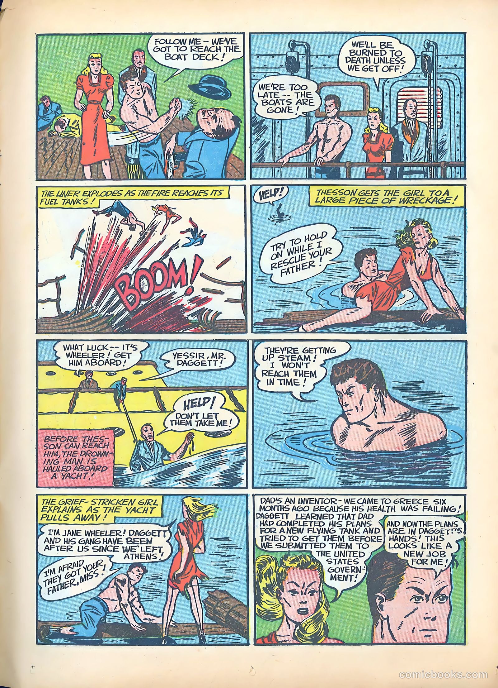 Exciting Comics #4 (1940) — page 30 of 69