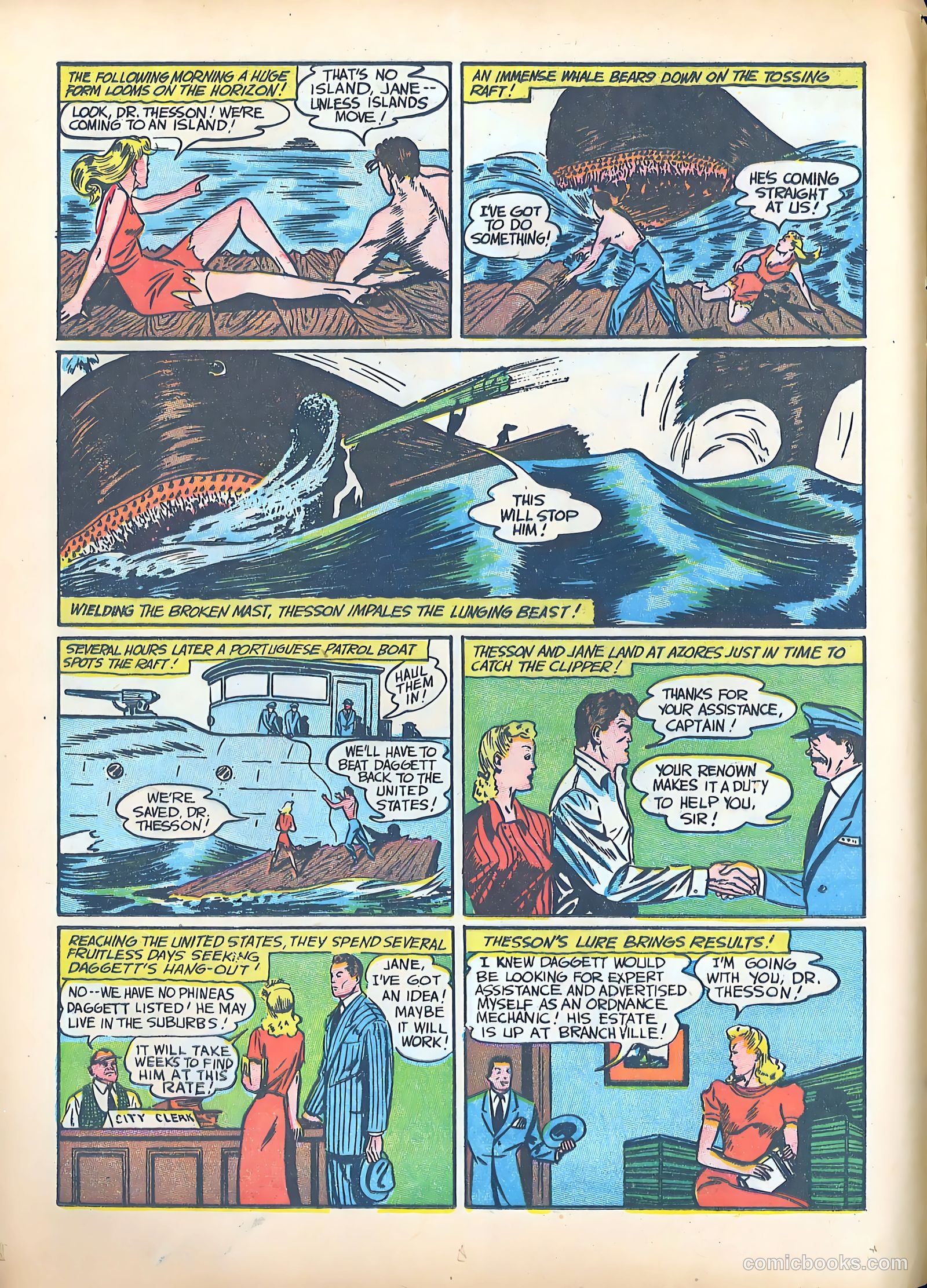 Exciting Comics #4 (1940) — page 31 of 69