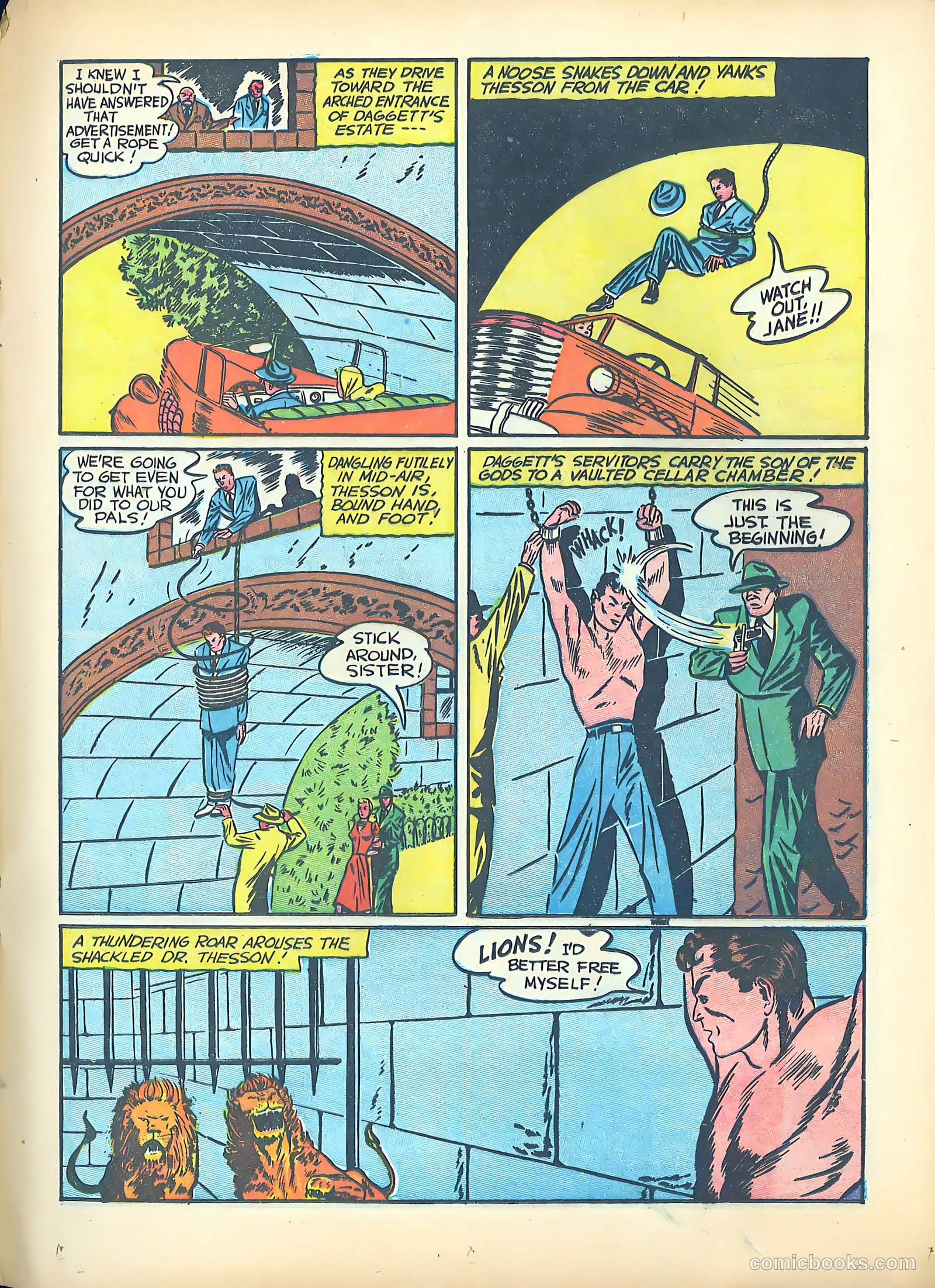 Exciting Comics #4 (1940) — page 32 of 69