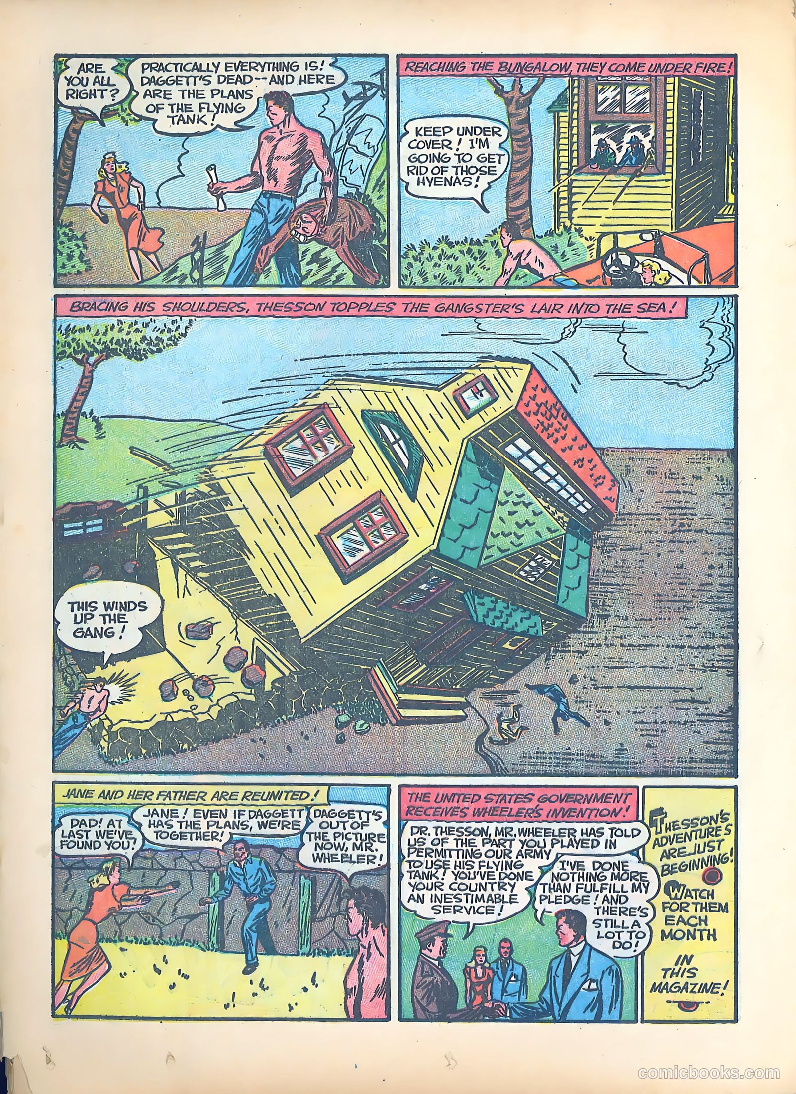Exciting Comics #4 (1940) — page 37 of 69