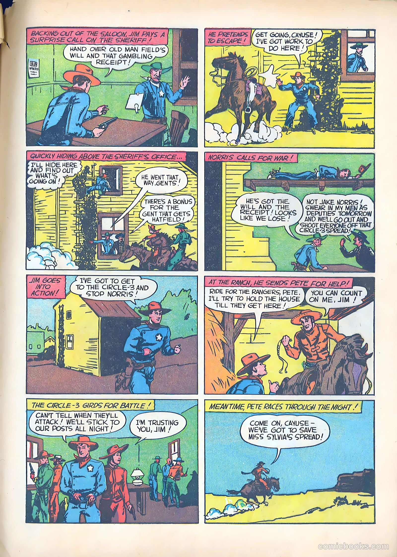 Exciting Comics #4 (1940) — page 64 of 69