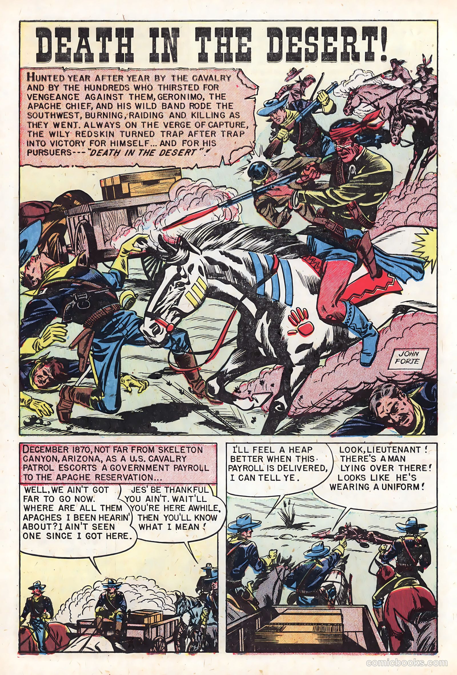 Geronimo 2 - On The Warpath #1 — page 10 of 37