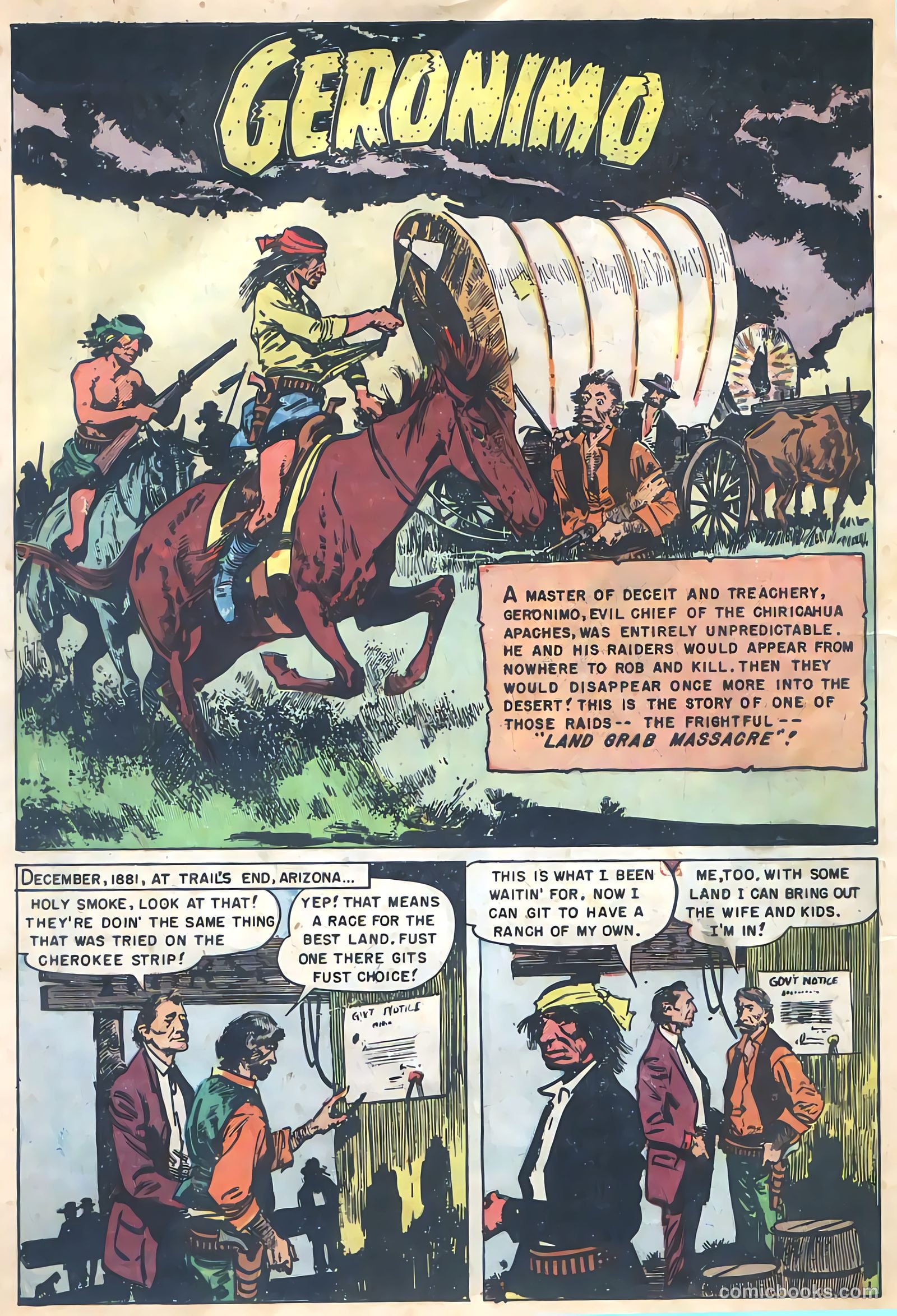 Geronimo 4 - Savage Raids Of Chief #1 — page 9 of 36