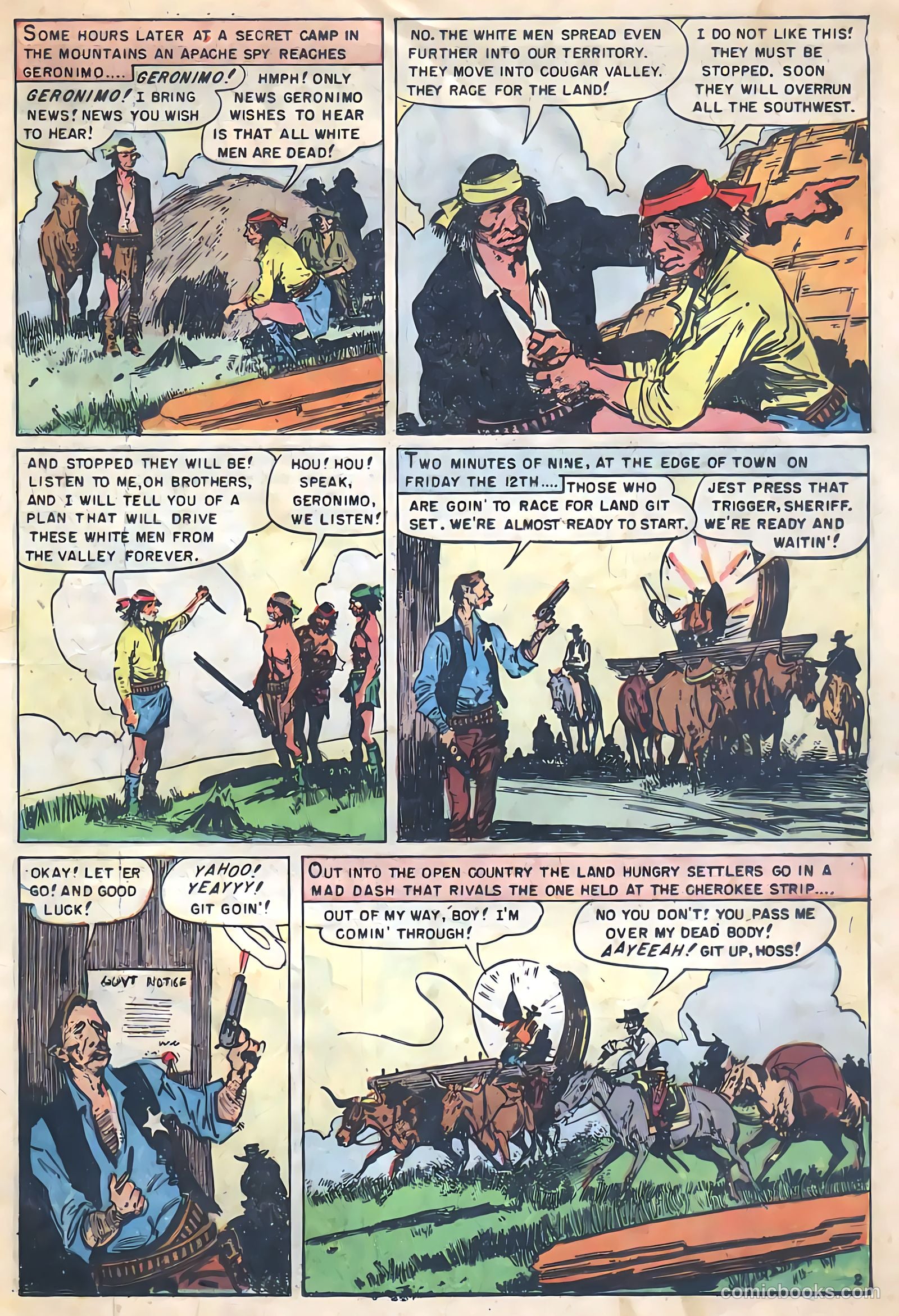 Geronimo 4 - Savage Raids Of Chief #1 — page 10 of 36