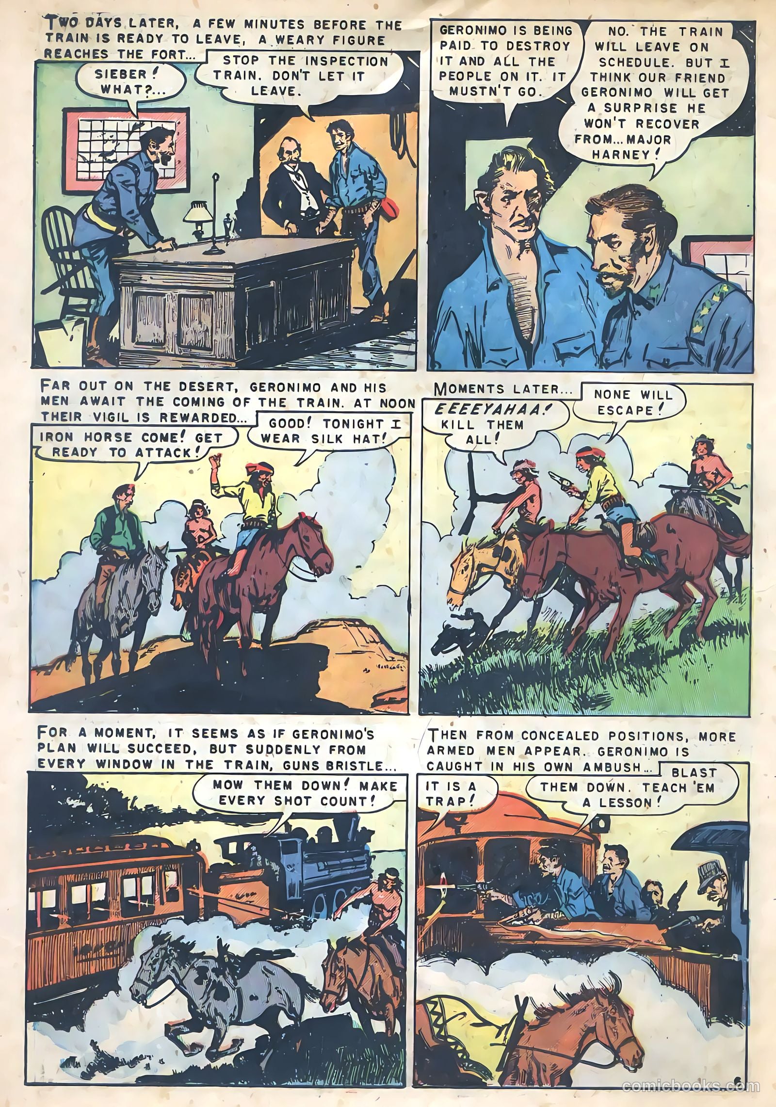 Geronimo 4 - Savage Raids Of Chief #1 — page 21 of 36