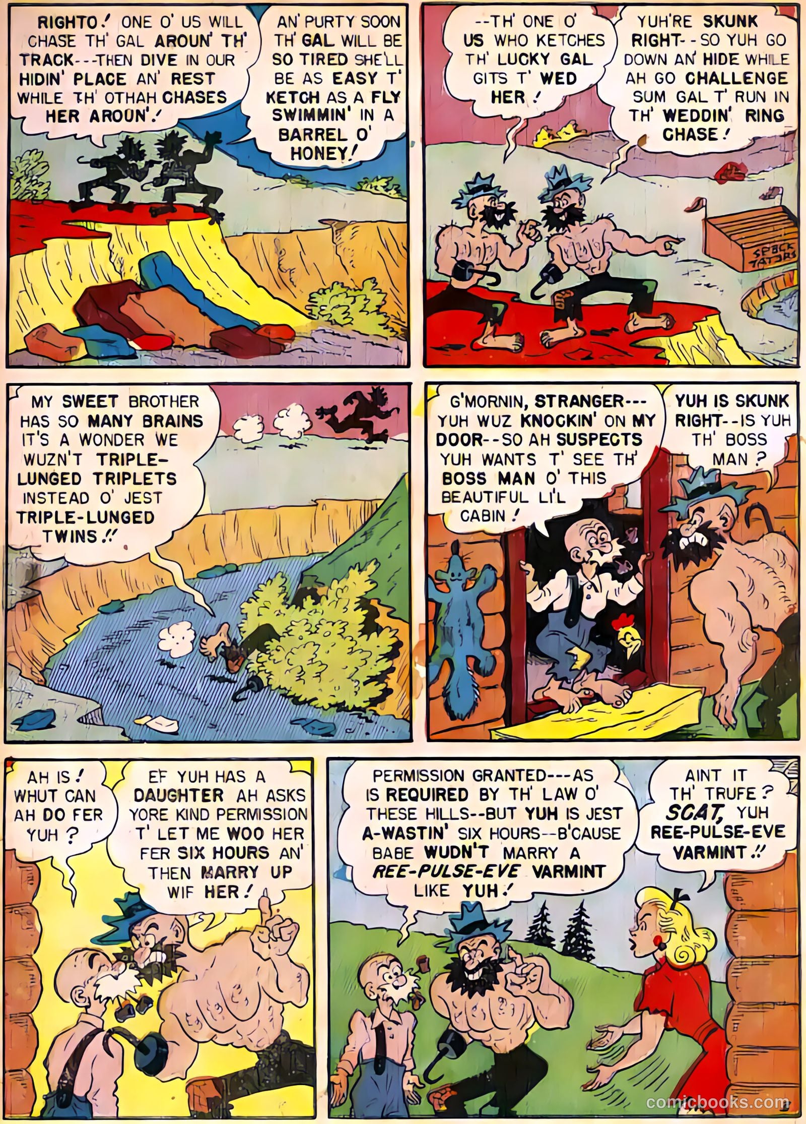 Babe, Darling of the Hills #10 (1949) — page 4 of 39