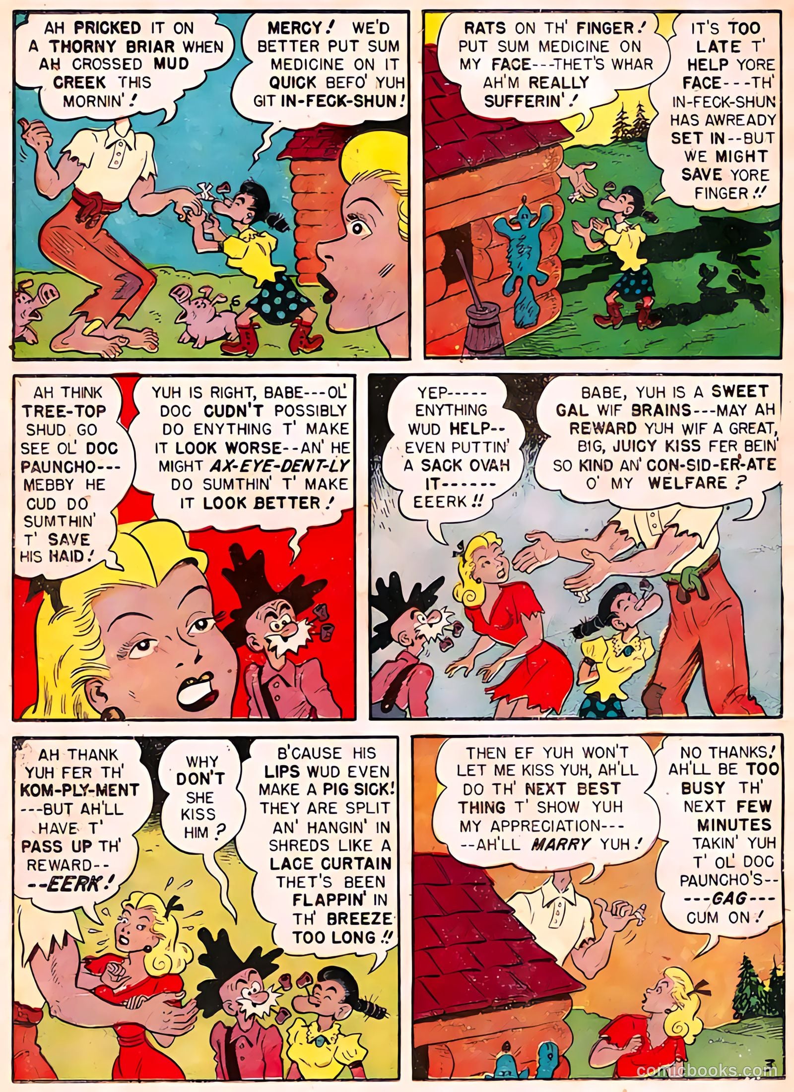 Babe, Darling of the Hills #10 (1949) — page 16 of 39