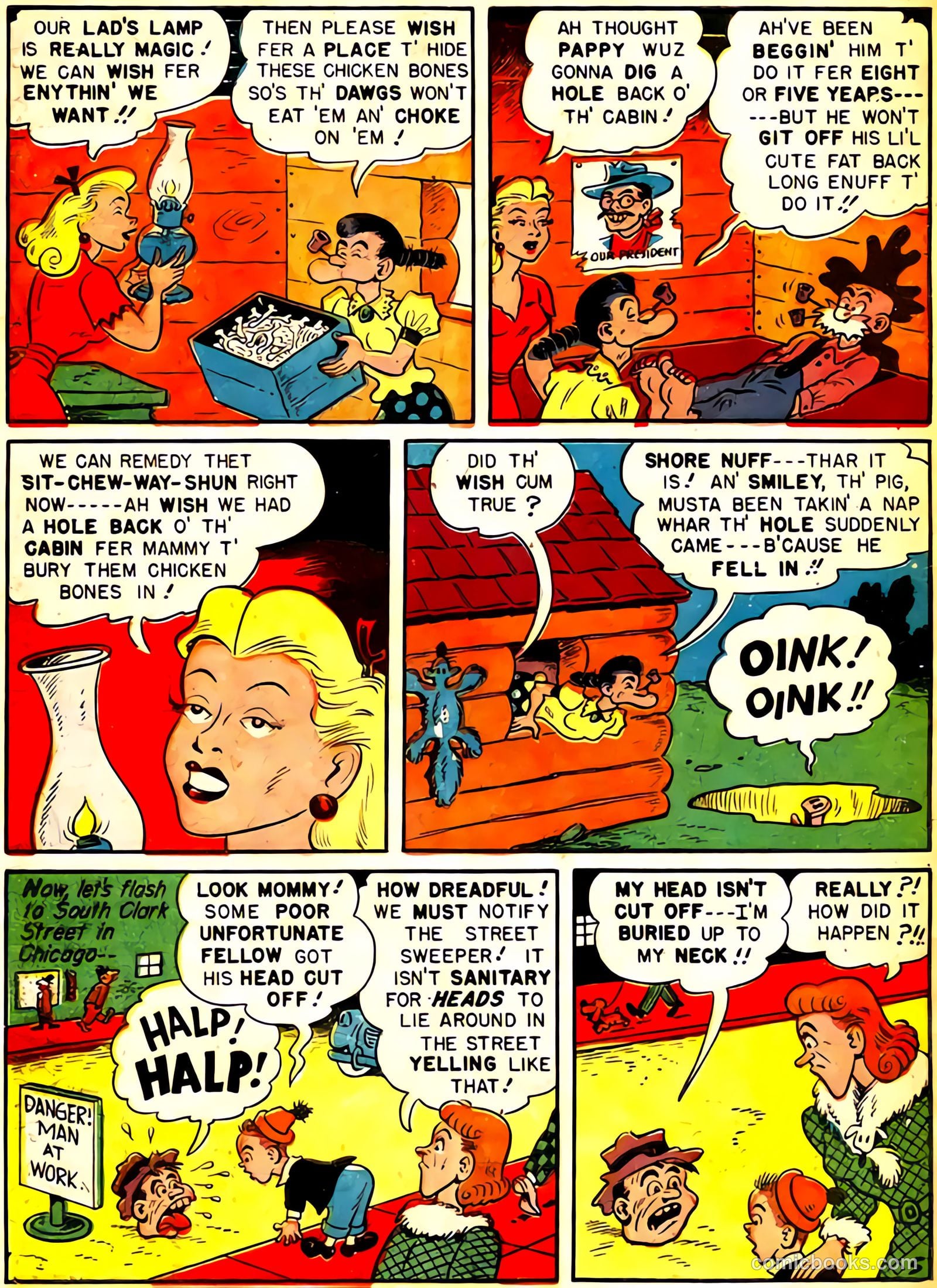 Babe, Darling of the Hills #10 (1949) — page 31 of 39