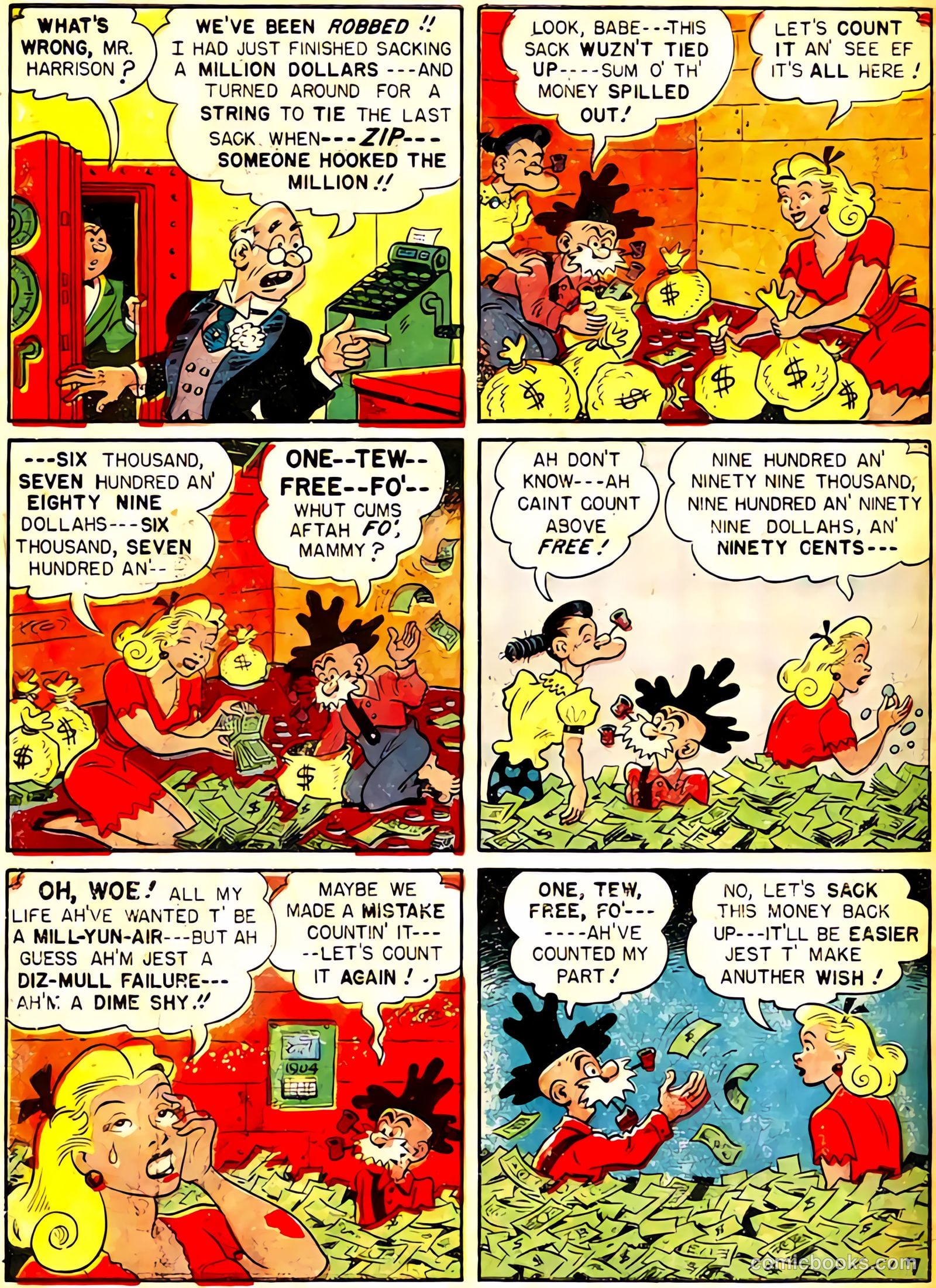 Babe, Darling of the Hills #10 (1949) — page 33 of 39