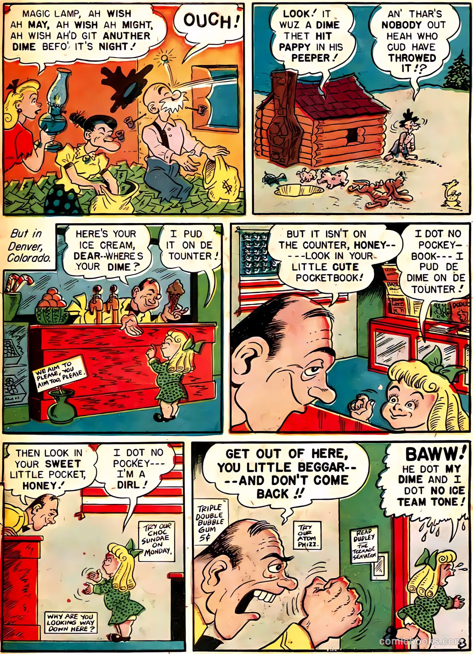 Babe, Darling of the Hills #10 (1949) — page 34 of 39