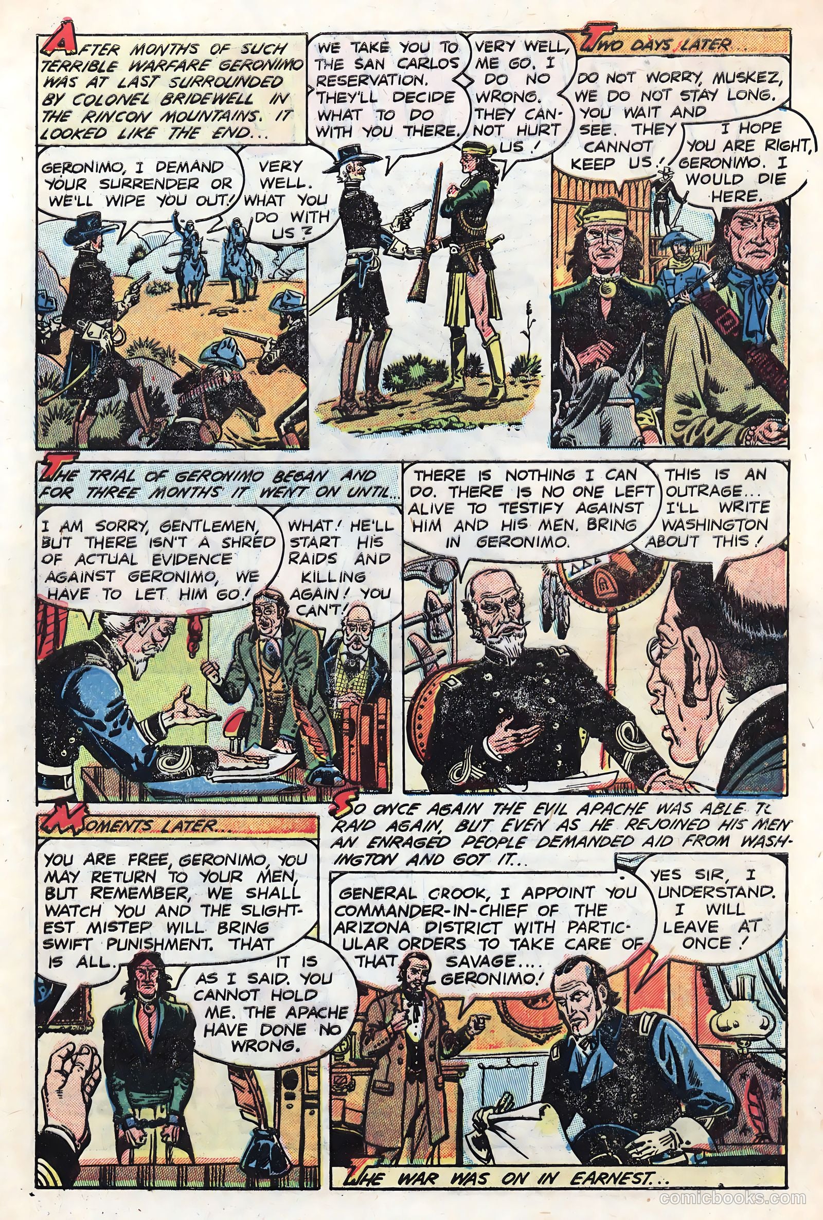 Geronimo 1 - Indian Fighter #1 — page 9 of 35