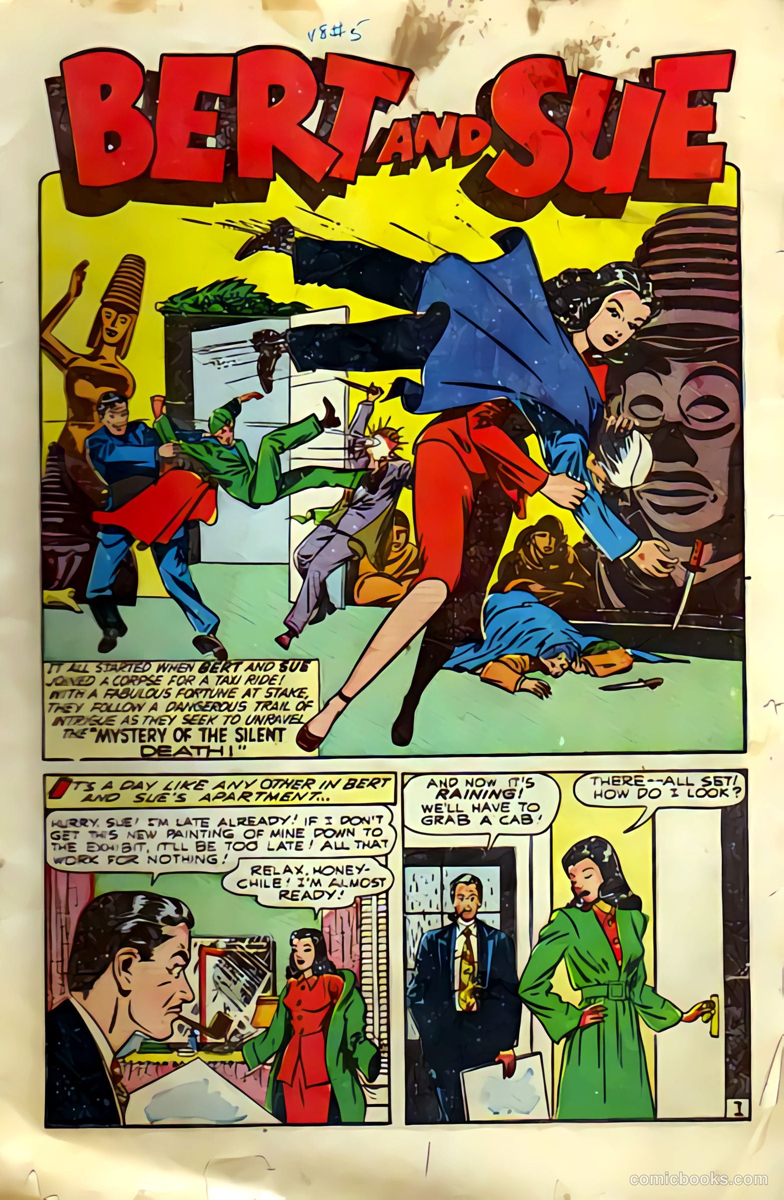 Super-Mystery Comics v8 #5 — page 2 of 33