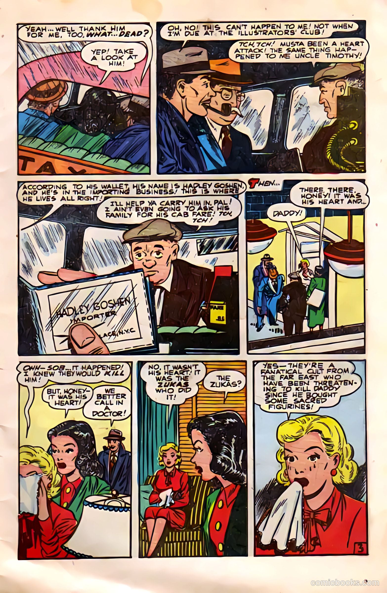 Super-Mystery Comics v8 #5 — page 4 of 33