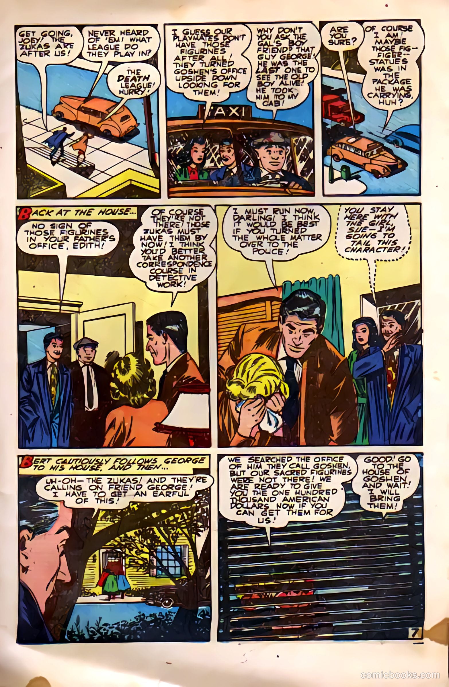 Super-Mystery Comics v8 #5 — page 8 of 33
