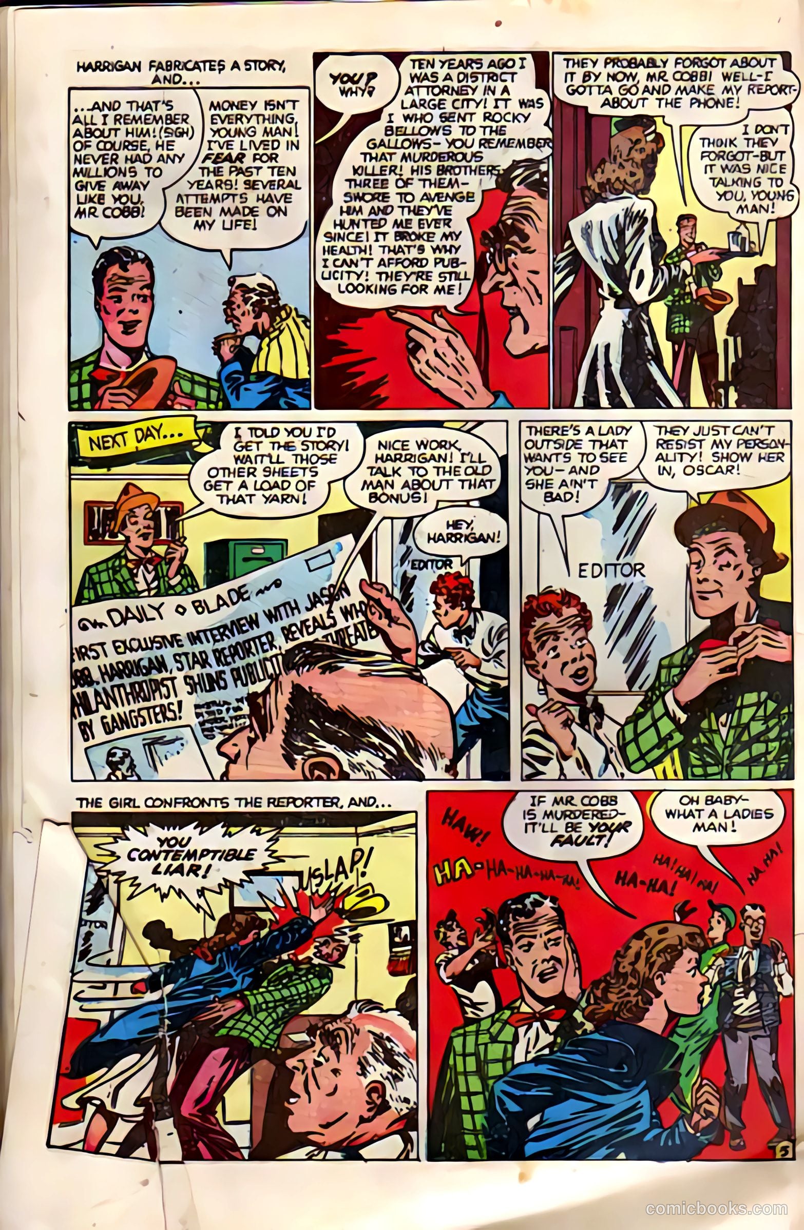 Super-Mystery Comics v8 #5 — page 31 of 33