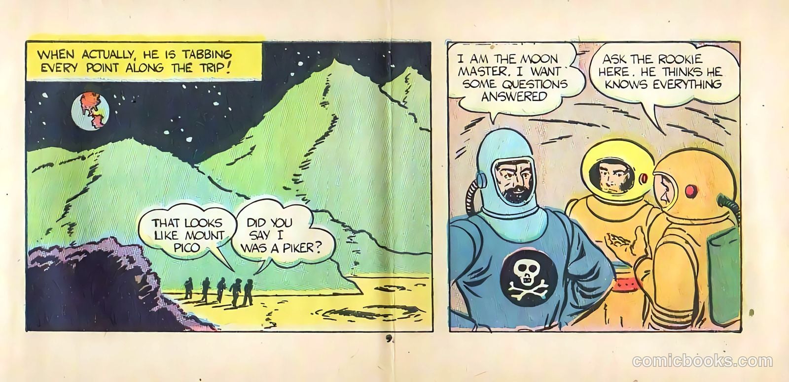 Jim Solar Space Sheriff Defeats the Moon Missile Men #nn (1957) — page 9 of 16