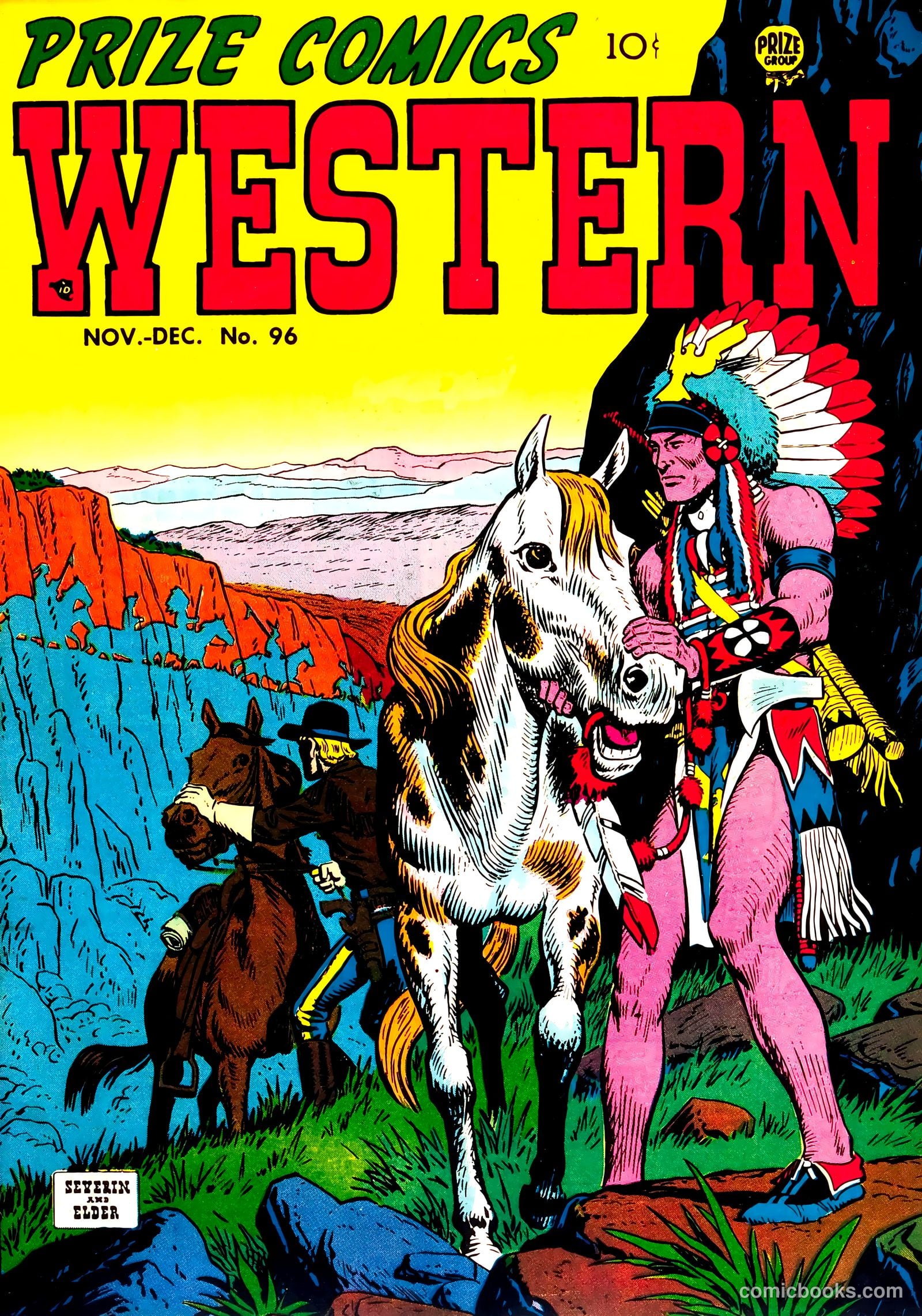 Prize Comics Western #96