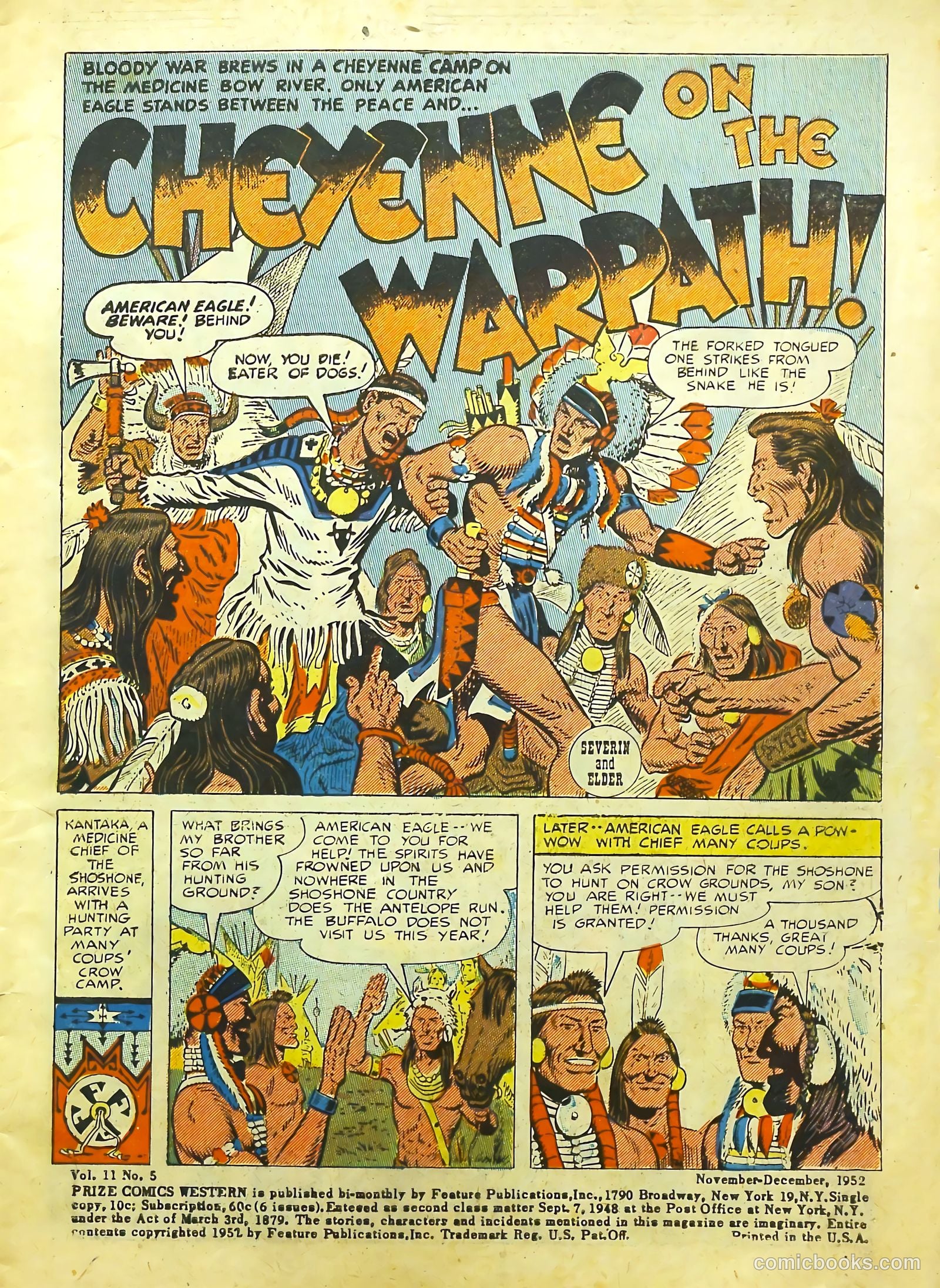 Prize Comics Western #96 (1950) — page 3 of 34