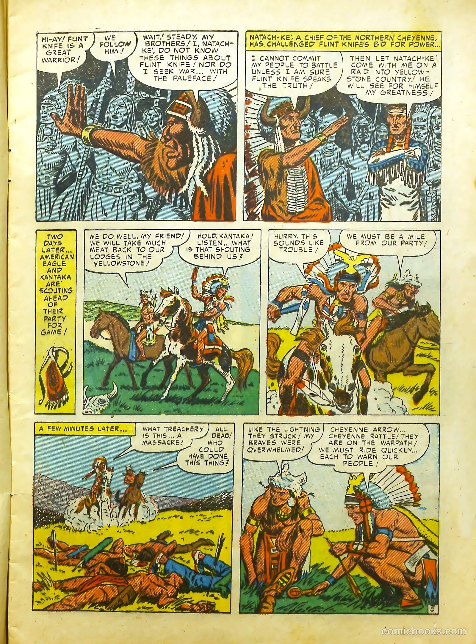 Prize Comics Western #96 (1950) — page 5 of 34