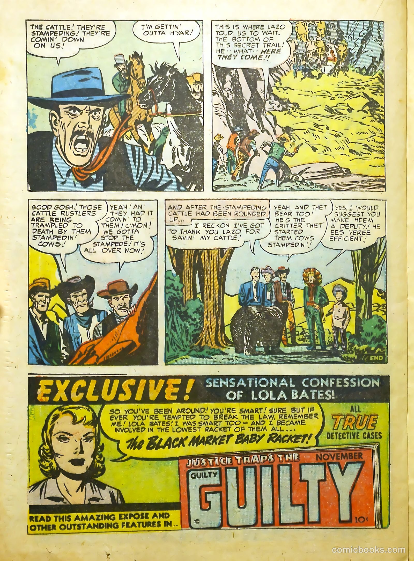 Prize Comics Western #96 (1950) — page 20 of 34