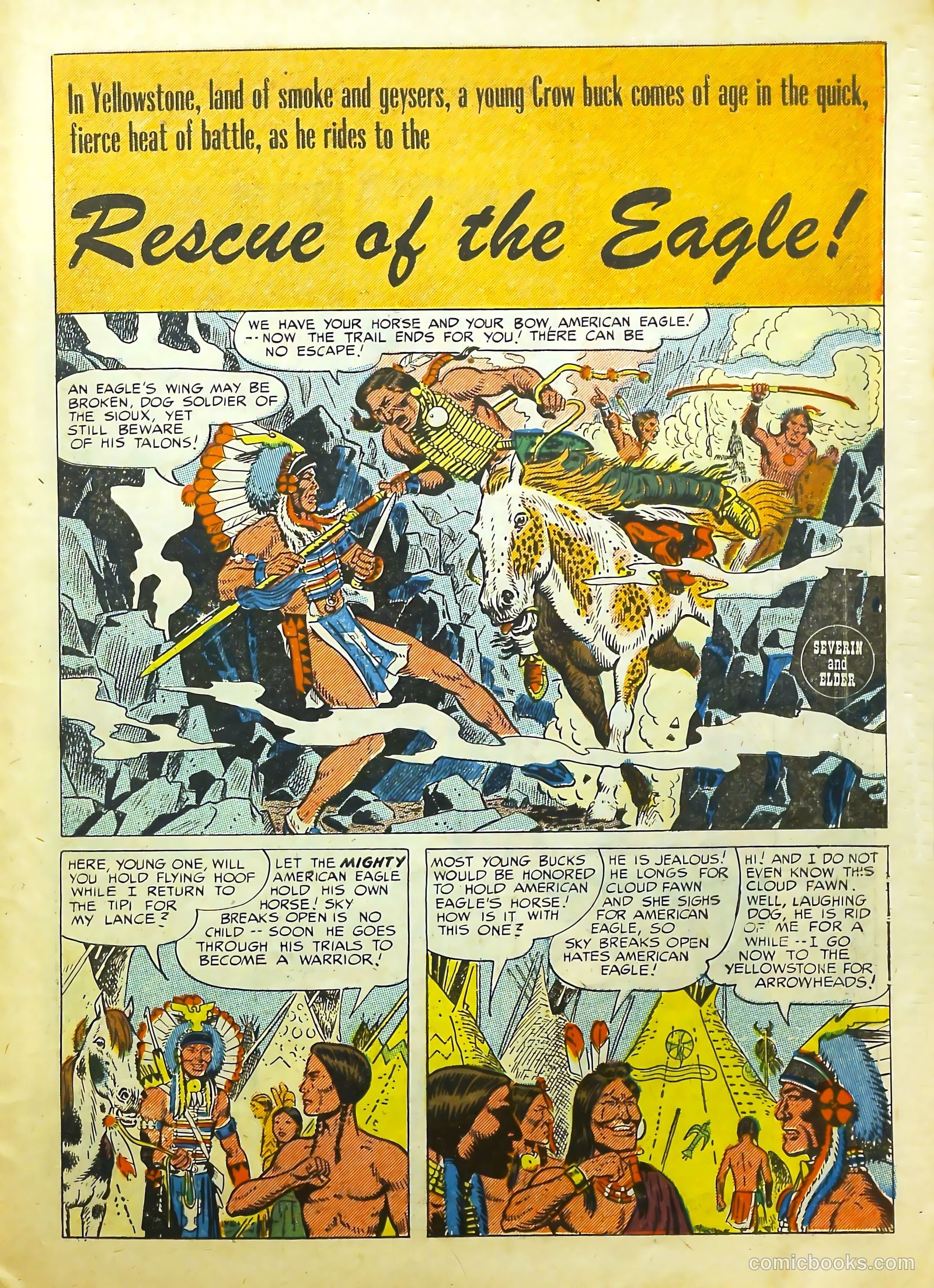 Prize Comics Western #96 (1950) — page 25 of 34
