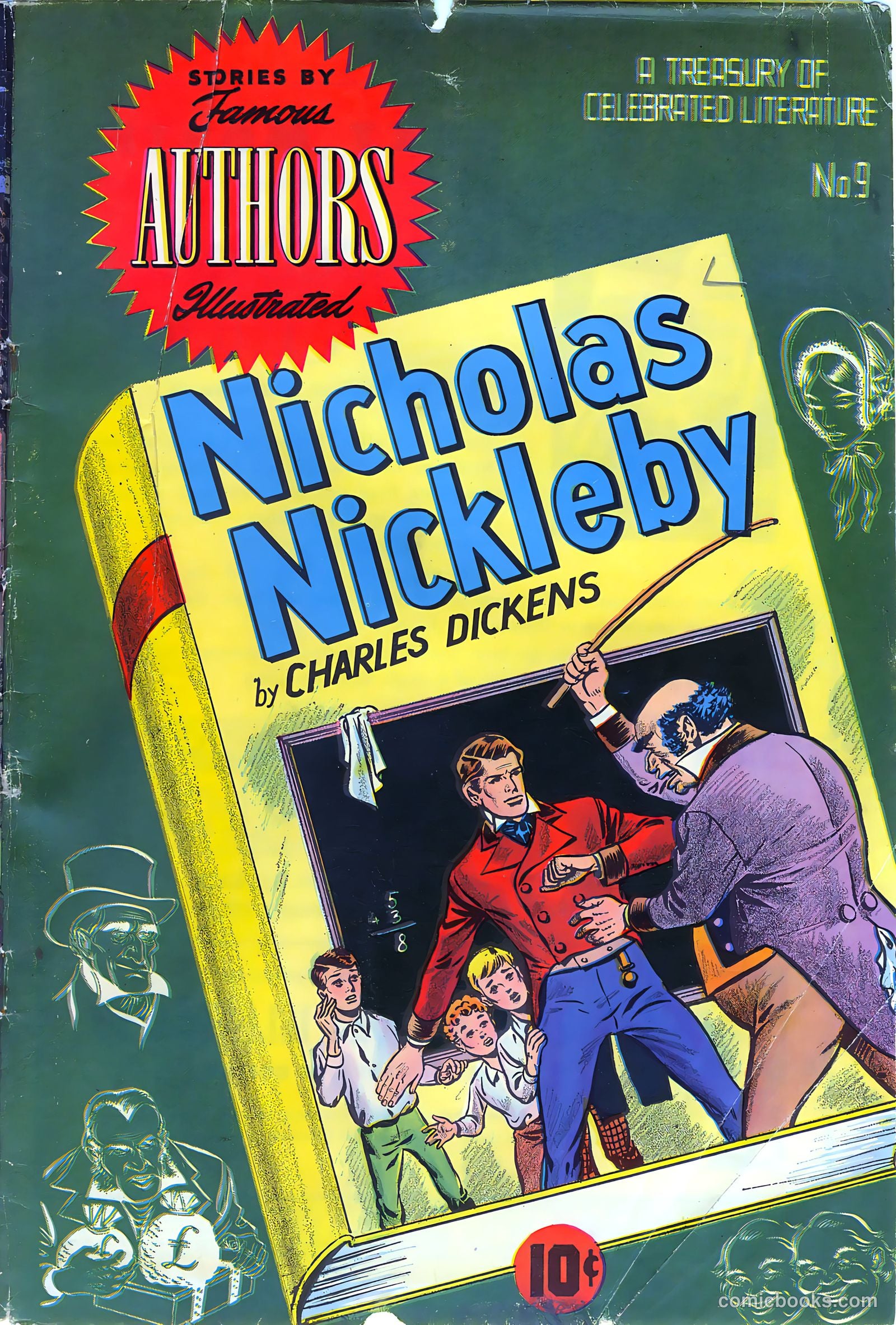 Stories By Famous Authors Illustrated 9 - Nicholas Nickleby #1