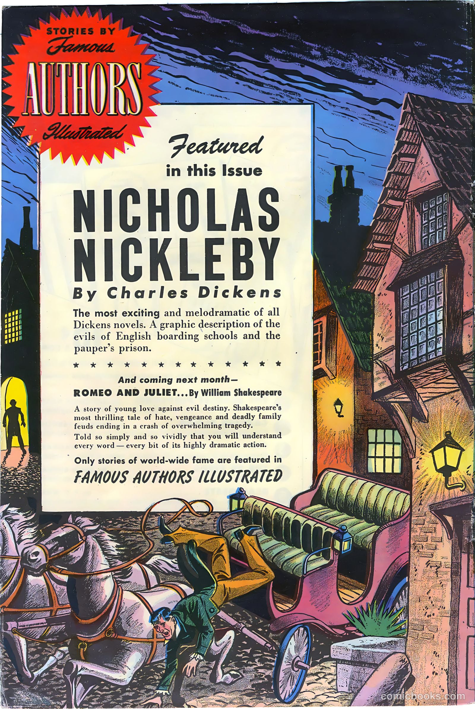 Stories By Famous Authors Illustrated 9 - Nicholas Nickleby #1 — page 52 of 52