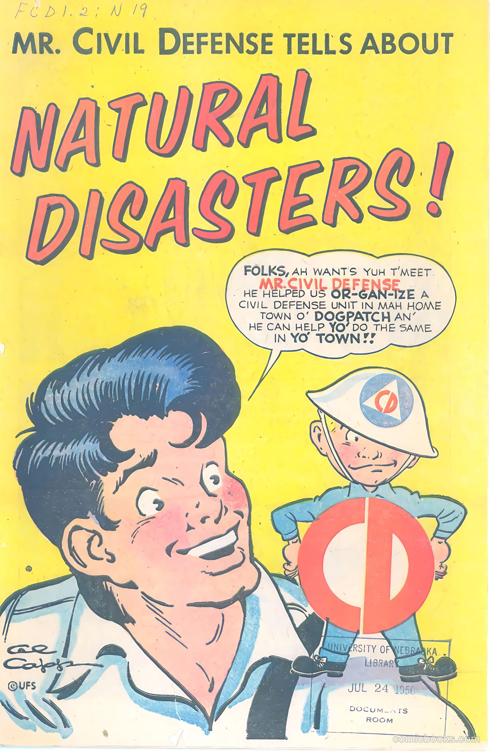 Mr. Civil Defense Tells About Natural Disasters! #1