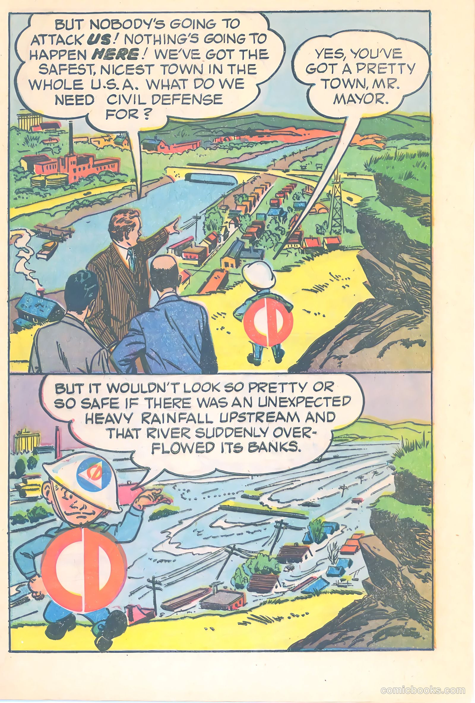 Mr. Civil Defense Tells About Natural Disasters! #1 (1956) — page 3 of 16
