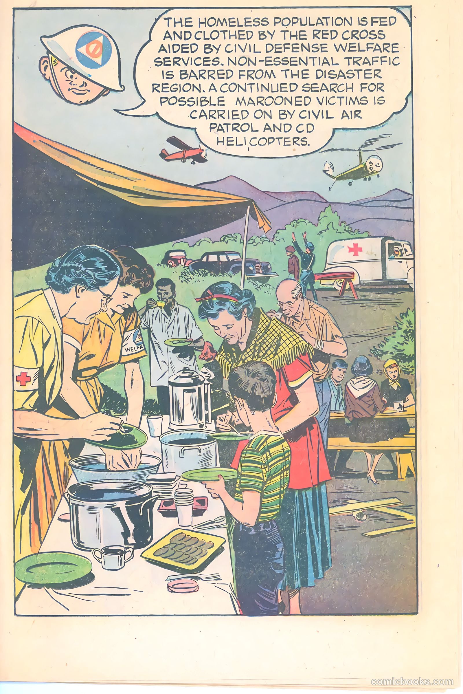 Mr. Civil Defense Tells About Natural Disasters! #1 (1956) — page 9 of 16