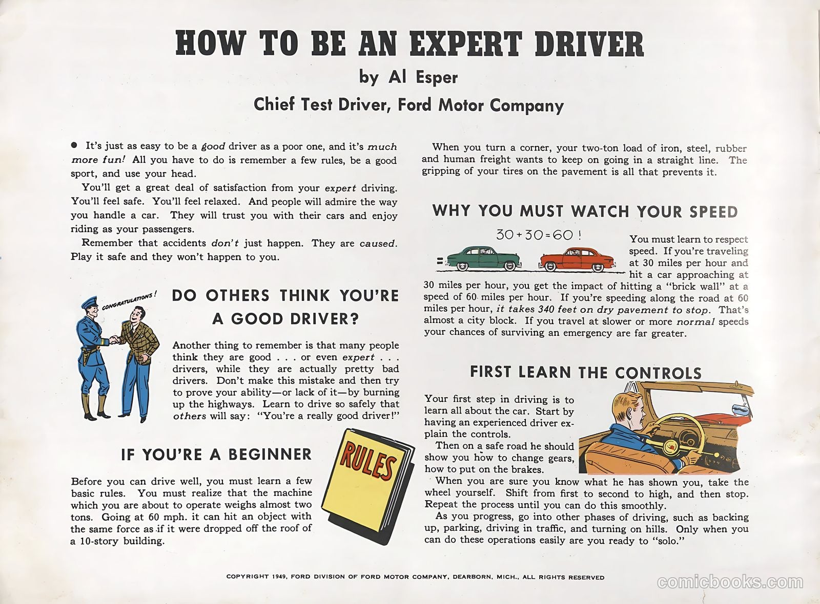 How to Be an Expert Driver #nn (1949) — page 2 of 24
